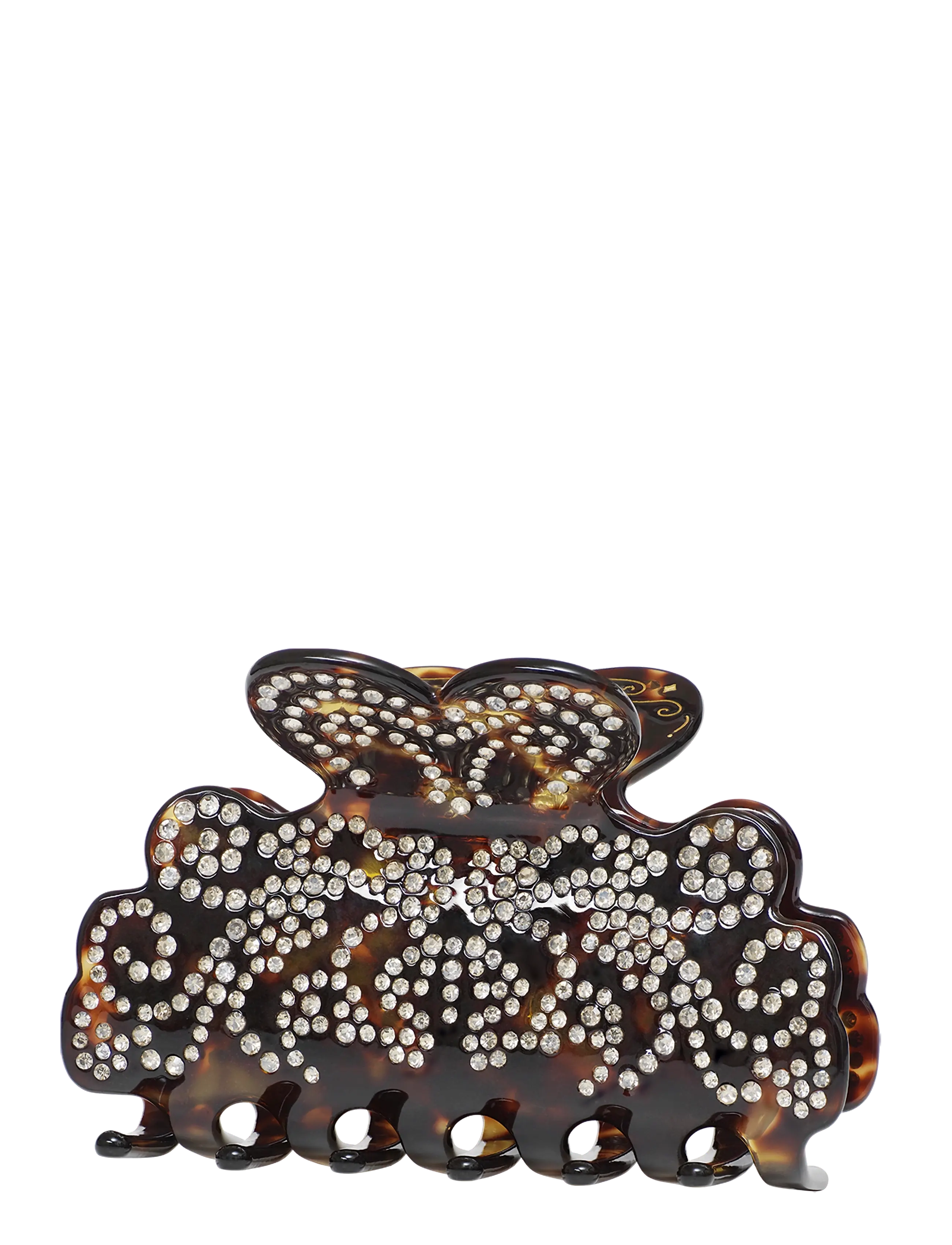 Maanesten Elith Hair Claw Dark Tortoise - Håraccessories - DARK TORTOISE / brown