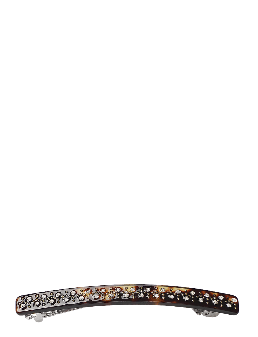 Maanesten - Jaclin Hair Clip Dark Tortoise - hårspænde - dark tortoise - 0