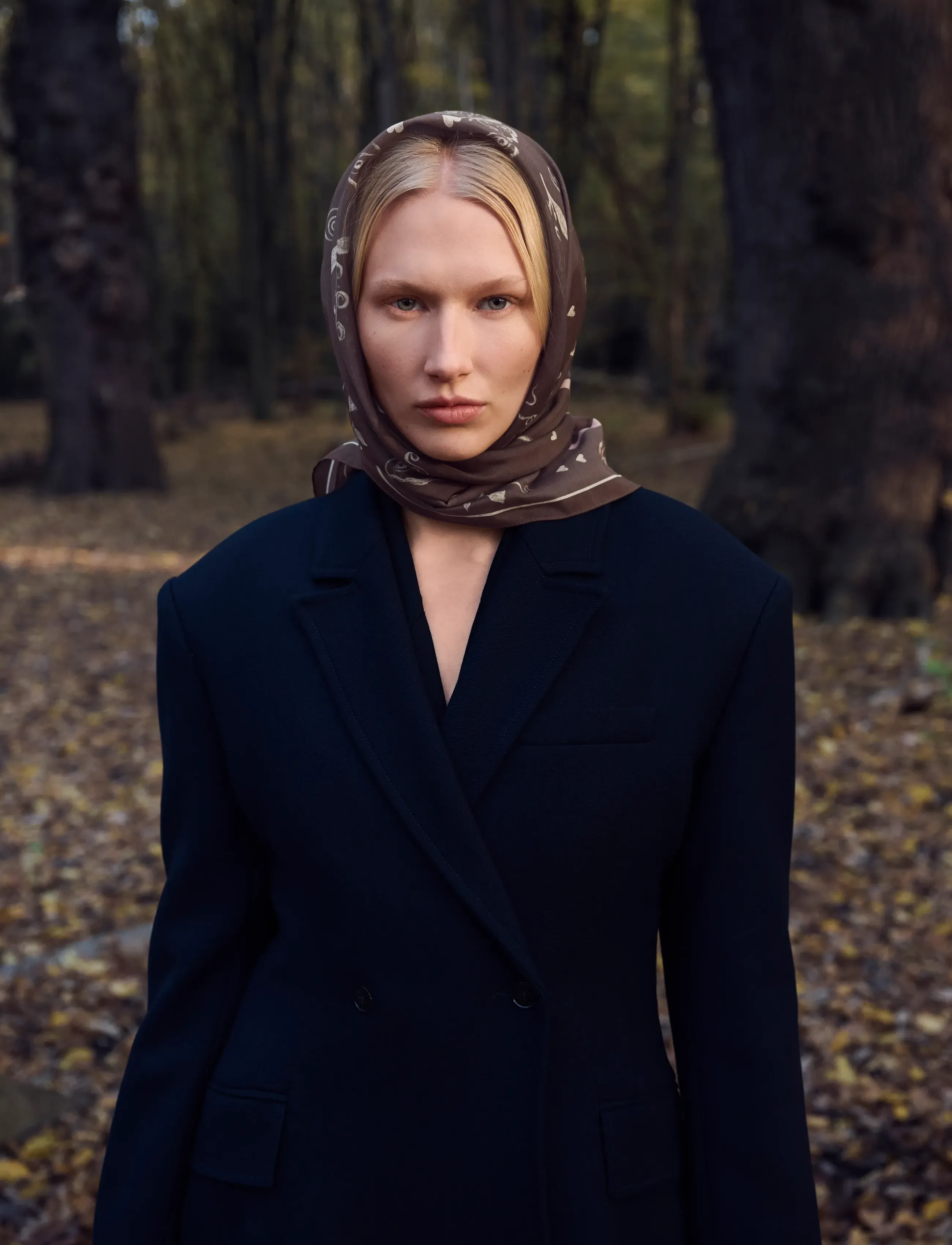 Maanesten - Olena Scarf 53x53 Brown - lowest prices - brown - 3