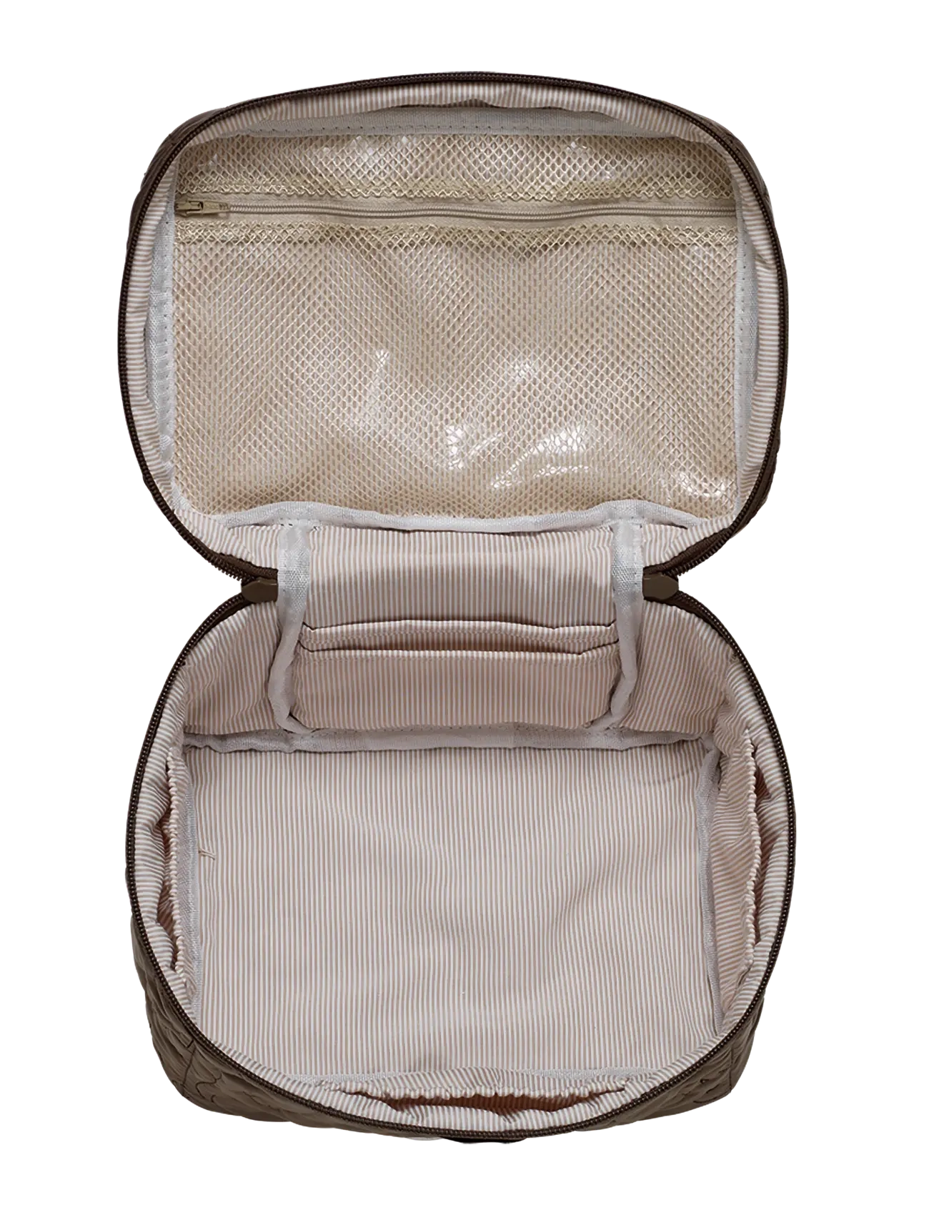 Maanesten - Sanda Makeup Case Brown - makeup - brown - 1