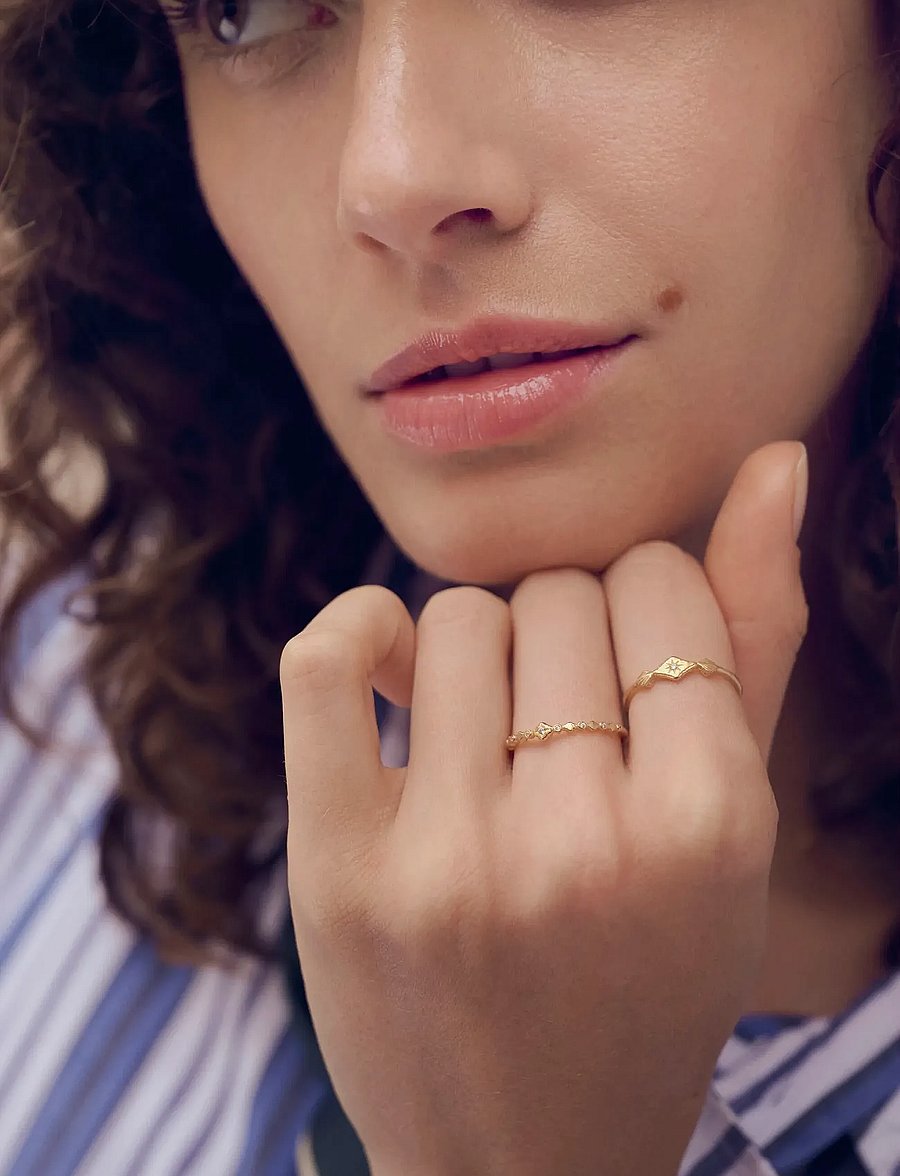Maanesten - Ria Ring - gold - 0