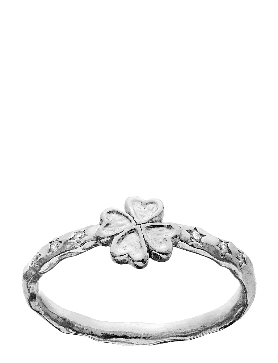 Maanesten - Clover Ring - ringe - silver - 0