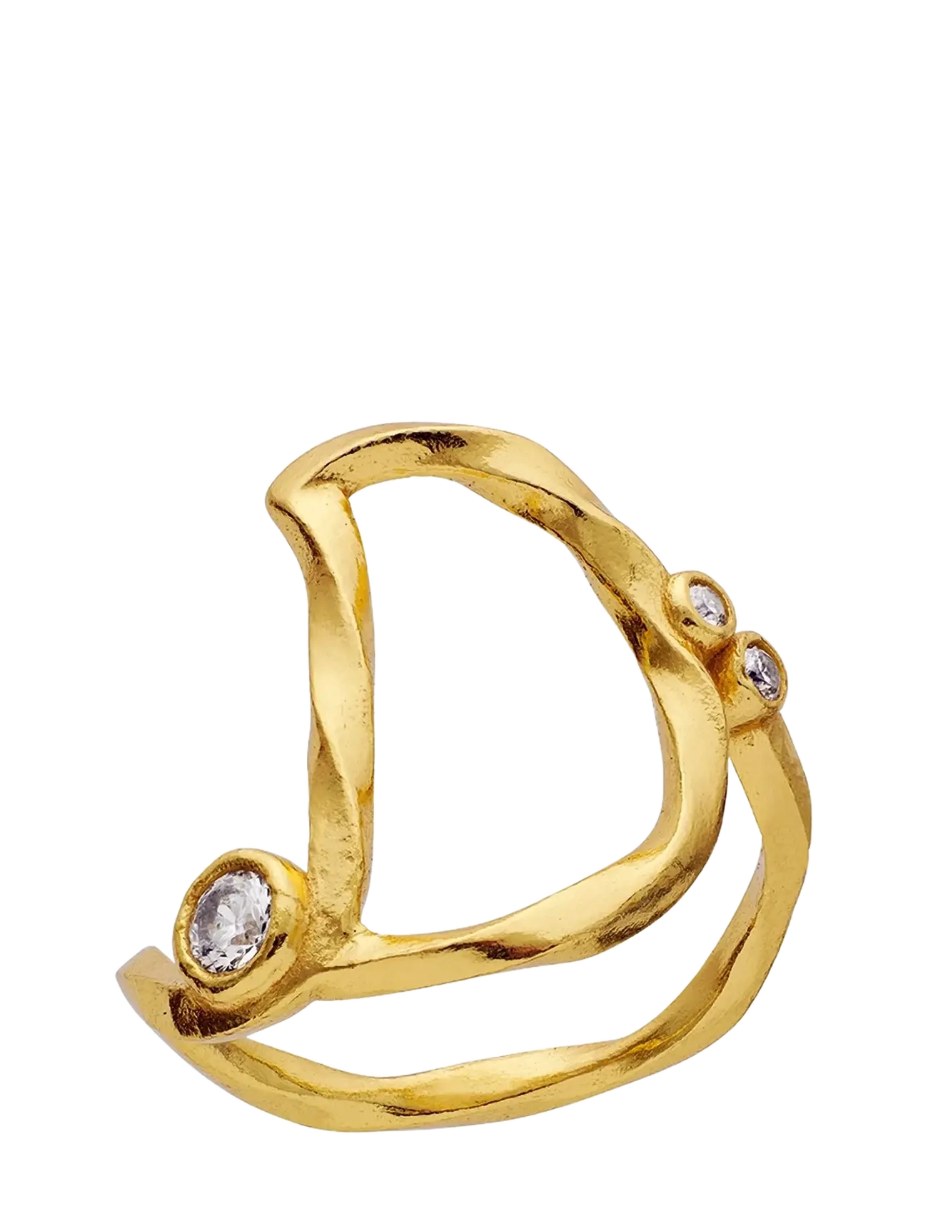 Maanesten D Alphabet Ring, 57, Jewellery, Gold - Rings, Frauen
