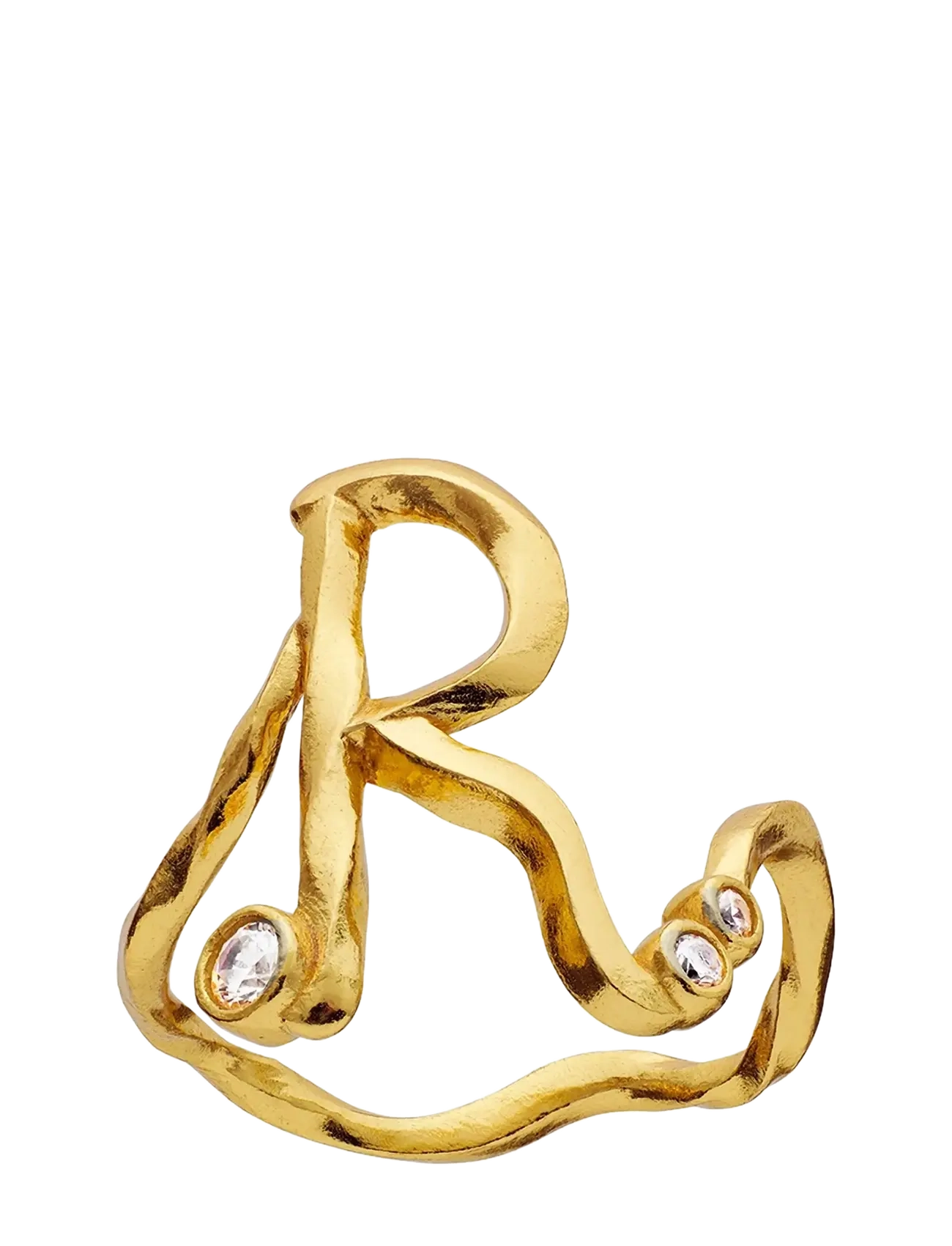 Maanesten R Alphabet Ring, 55, Jewellery, Gold - Rings, Frauen