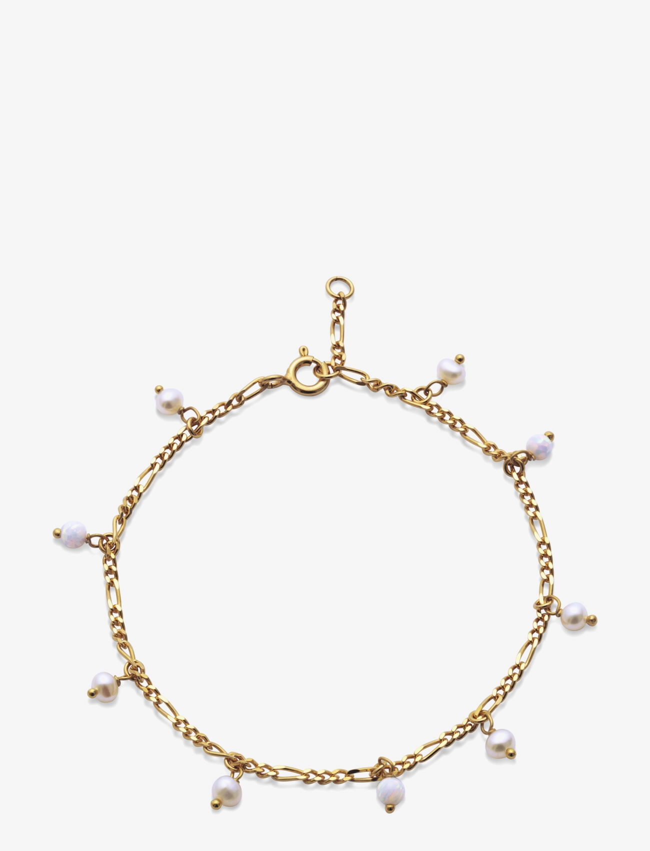 Maanesten Lula White Bracelet, One Size, Bracelets, Gold - Chain Frauen