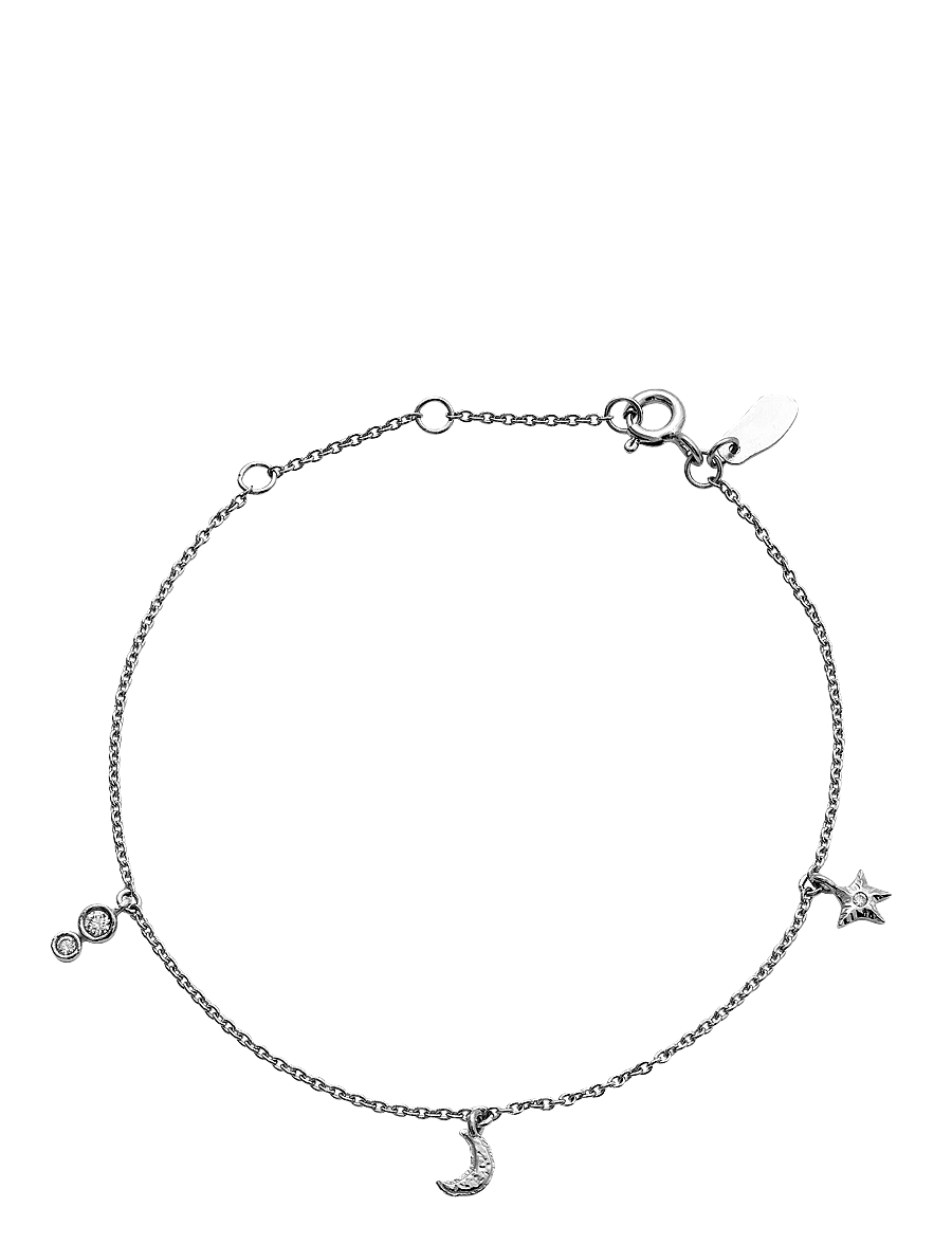 Maanesten - Melia Bracelet - kædearmbånd - silver - 0