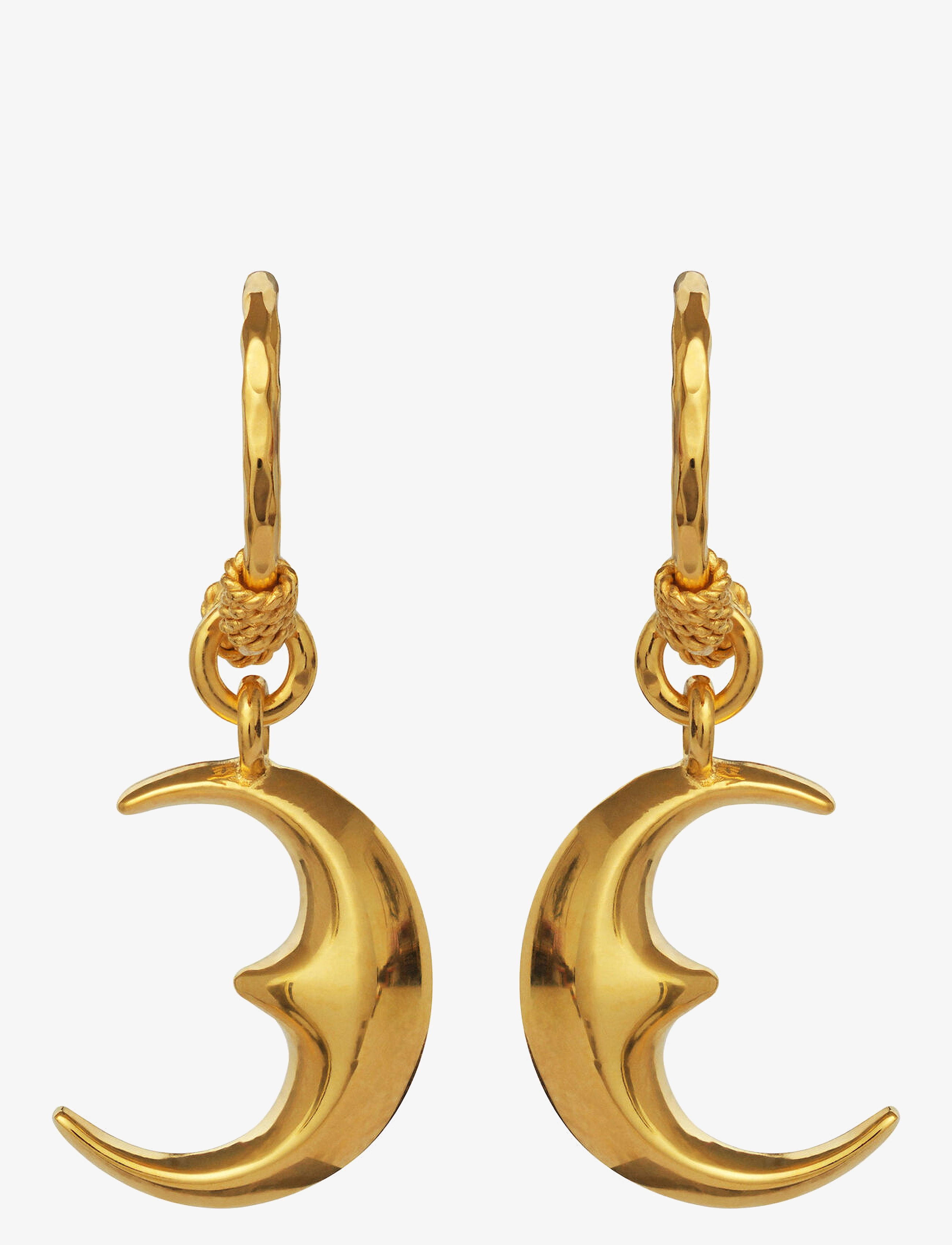 Maanesten Moonie Earring, One Size, Earrings, Gold - Pendants Frauen