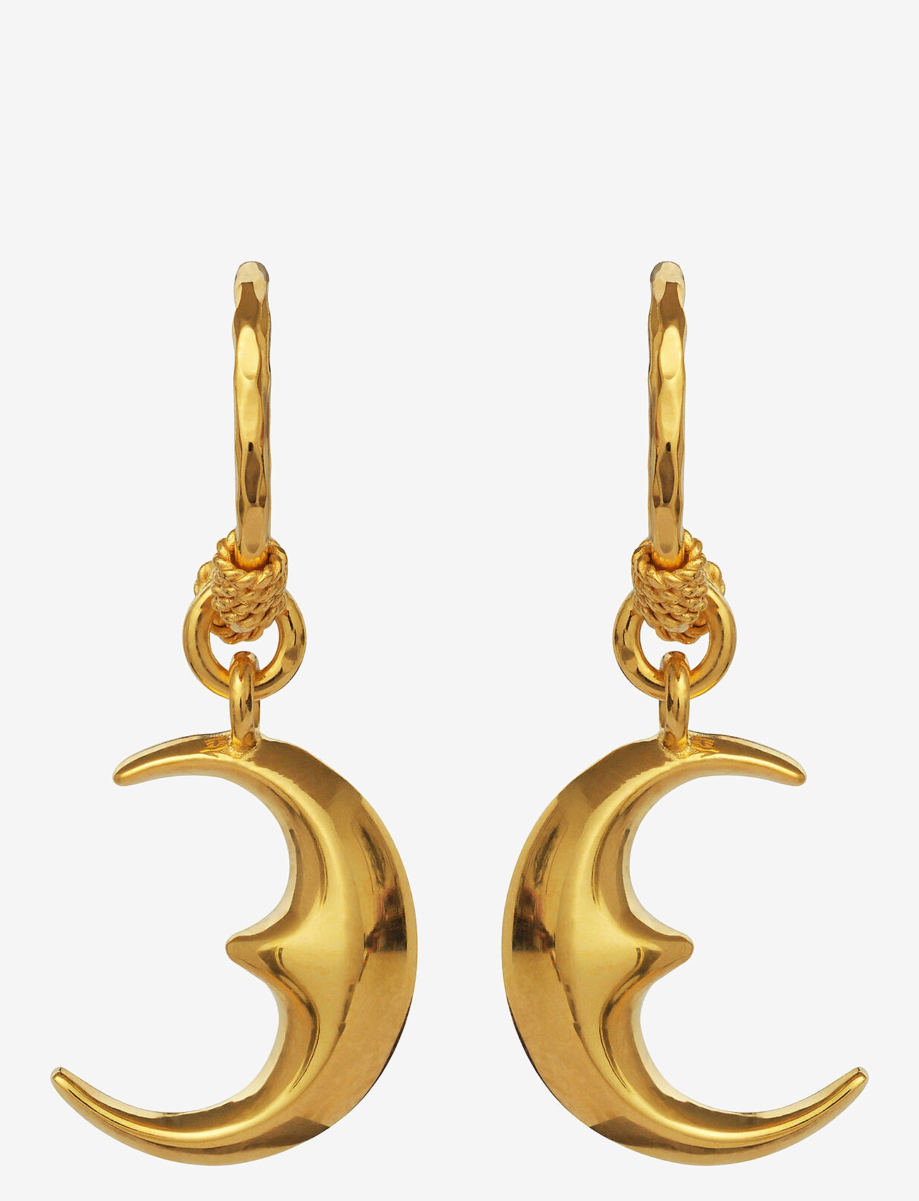 Maanesten - Moonie Earring - rippuvad kõrvarõngad - gold - 1