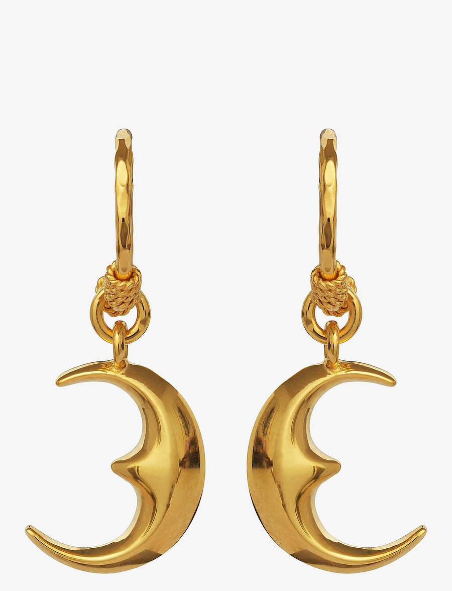 Maanesten - Moonie Earring - ohrhänger - gold - 0