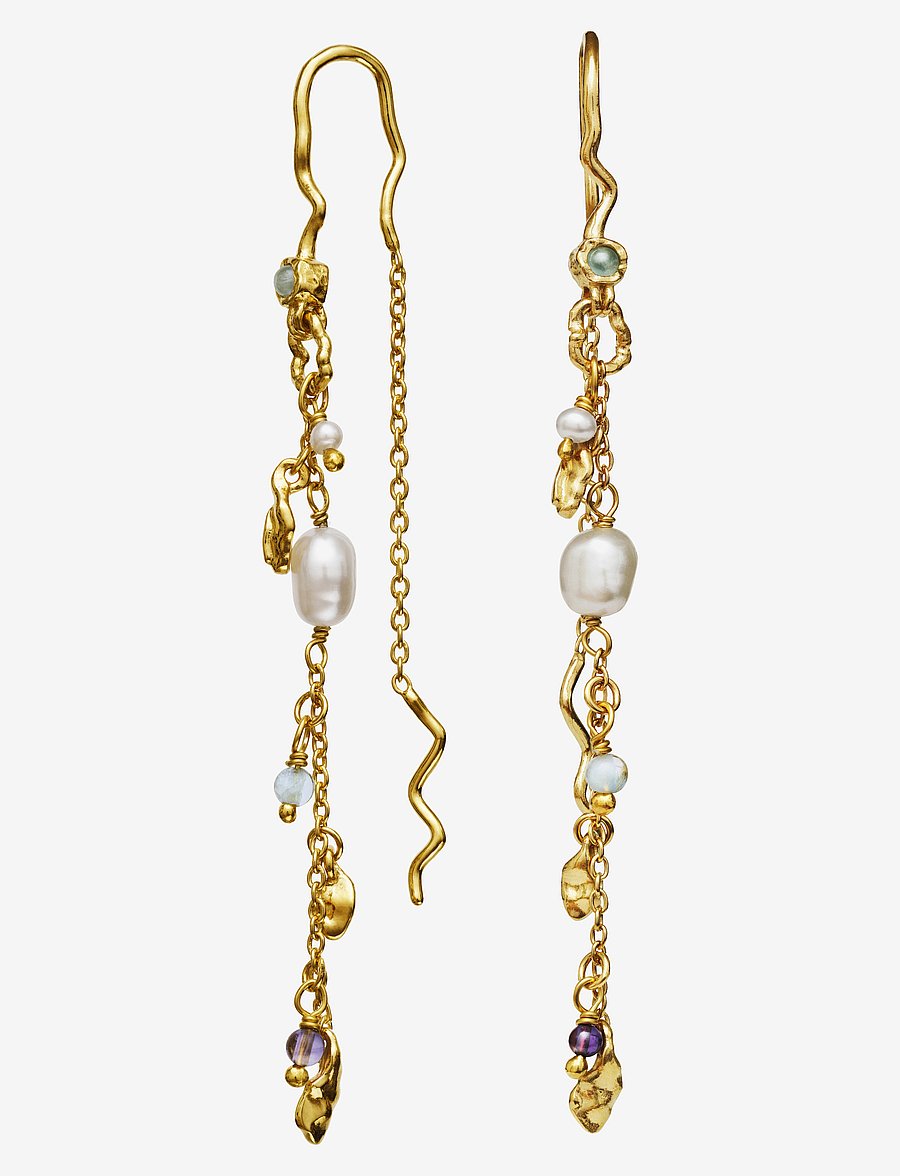 Maanesten - Poppy Earring - boucles d'oreilles en perles - gold - 2