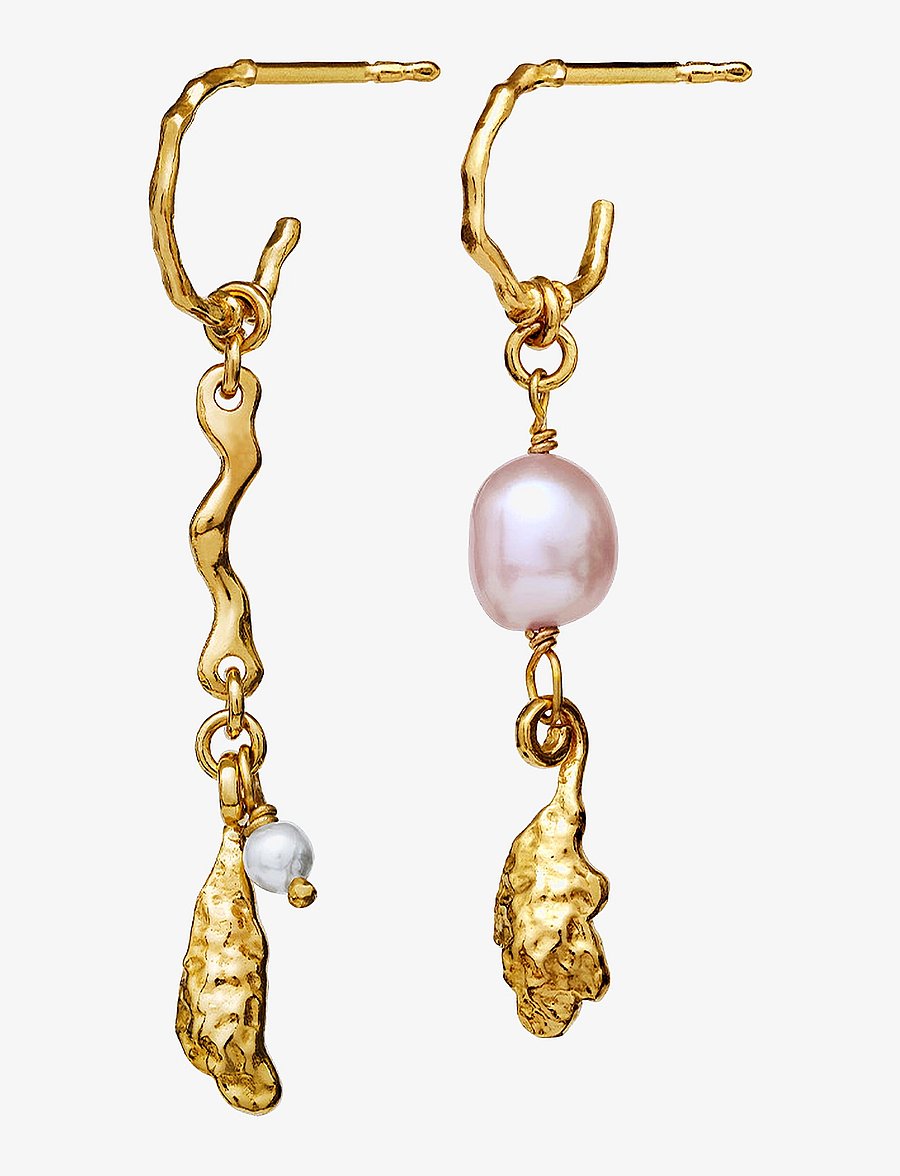 Maanesten - Lyric Earrings - pärlitega kõrvarõngad - gold - 0
