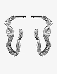 Maanesten - Ara Earrings - lanko formos auskarai - silver - 0