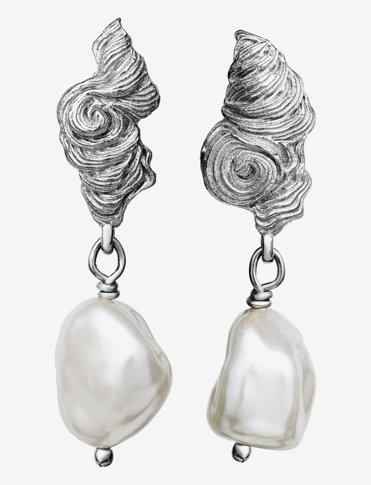 Maanesten - Frigg Earring - pendant earrings - silver - 0