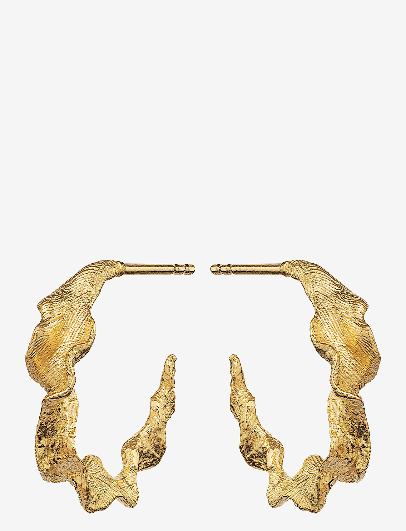 Maanesten Nino Earring, One Size, Earrings, Gold - Hoops, Frauen
