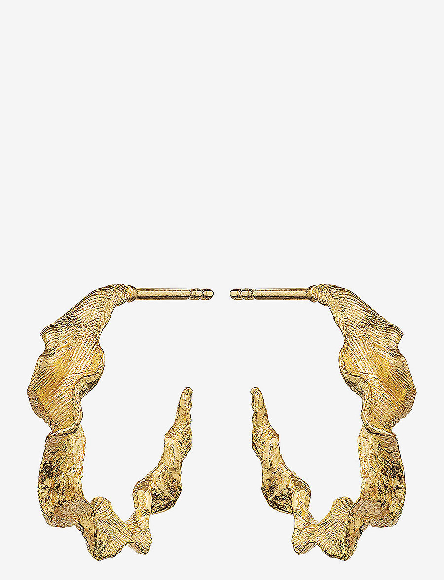 Maanesten - Nino Earring - kreolen - guld - 0