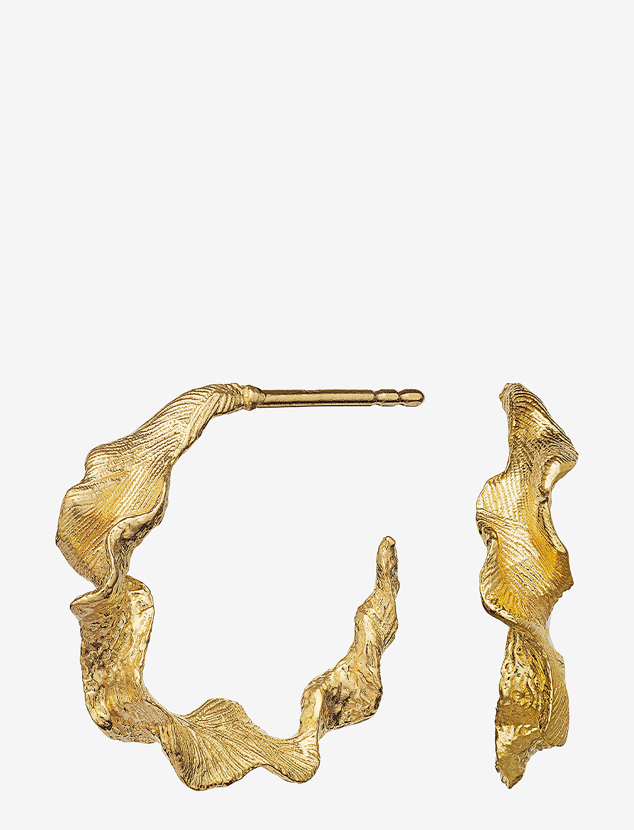 Maanesten - Nino Earring - kreolen - guld - 1