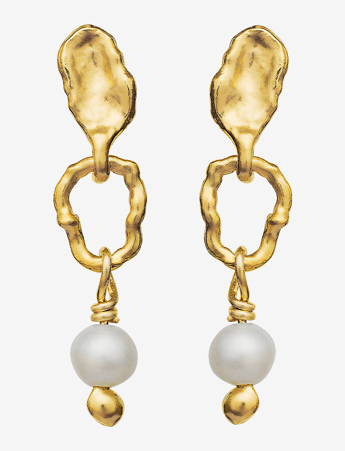 Maanesten - Seraphine Earring - ohrhänger - guld - 0