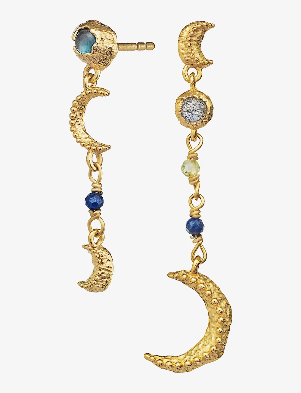 Maanesten - Pheobe Earring - hängande örhängen - gold - 2
