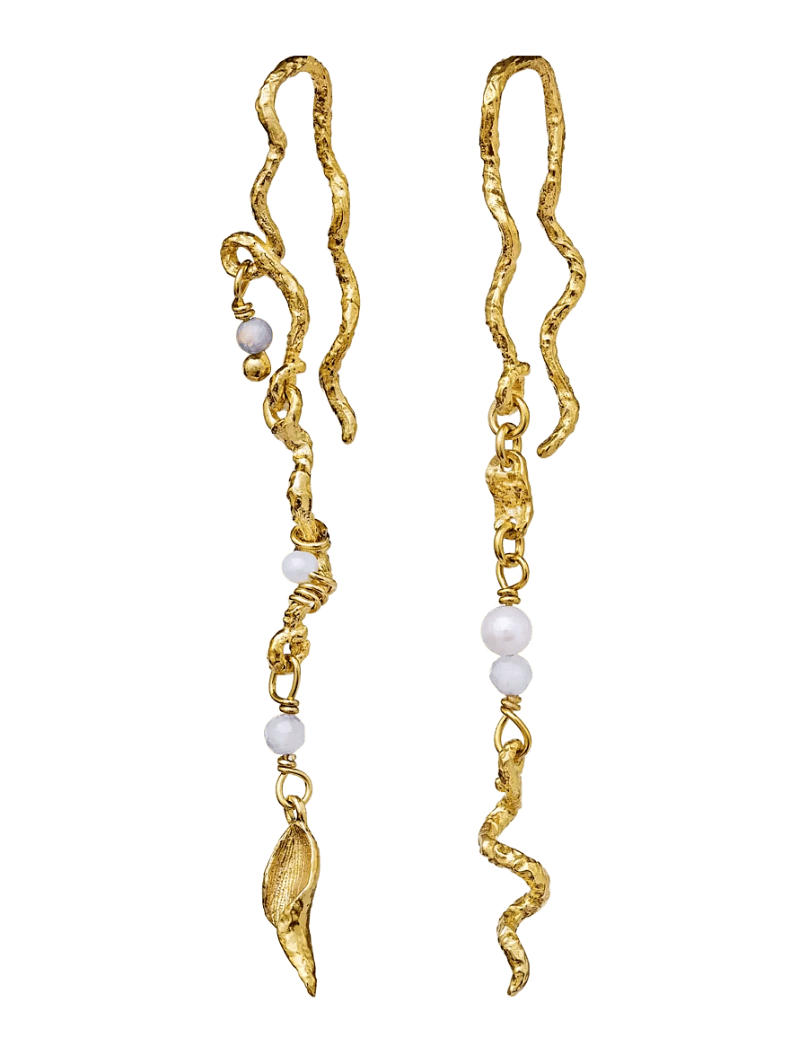 Maanesten - Elisa Earrings - boucles d'oreilles en perles - gold - 1