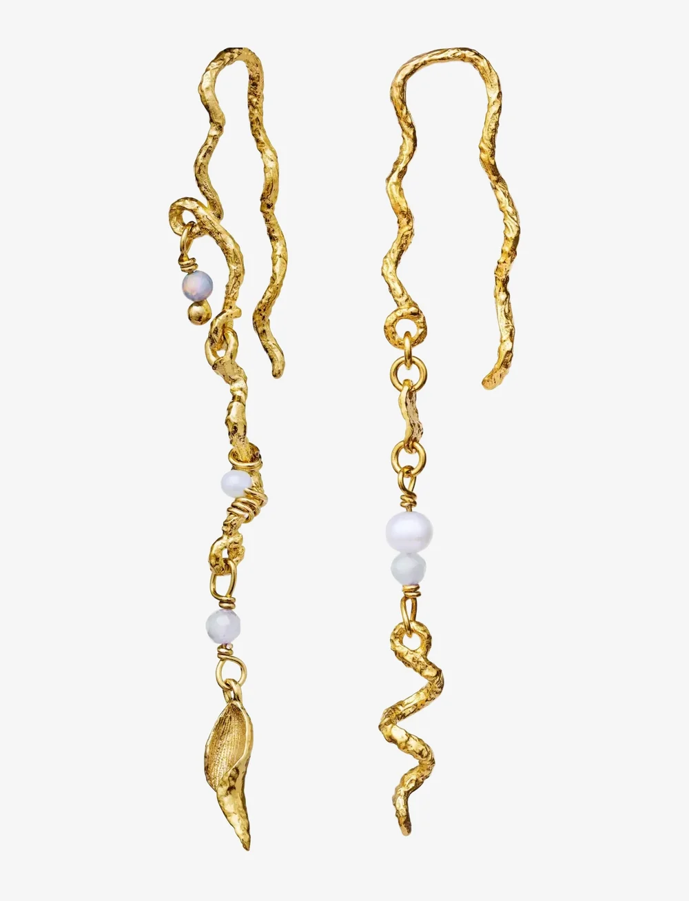 Maanesten - Elisa Earrings - perlenohrringe - gold - 2