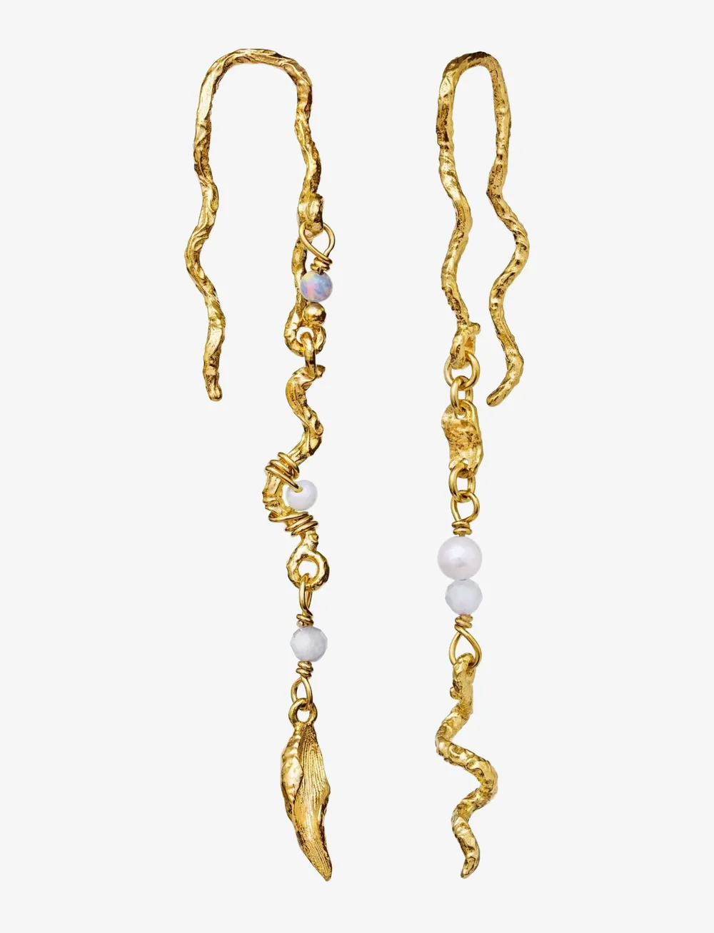 Maanesten - Elisa Earrings - perlenohrringe - gold - 3
