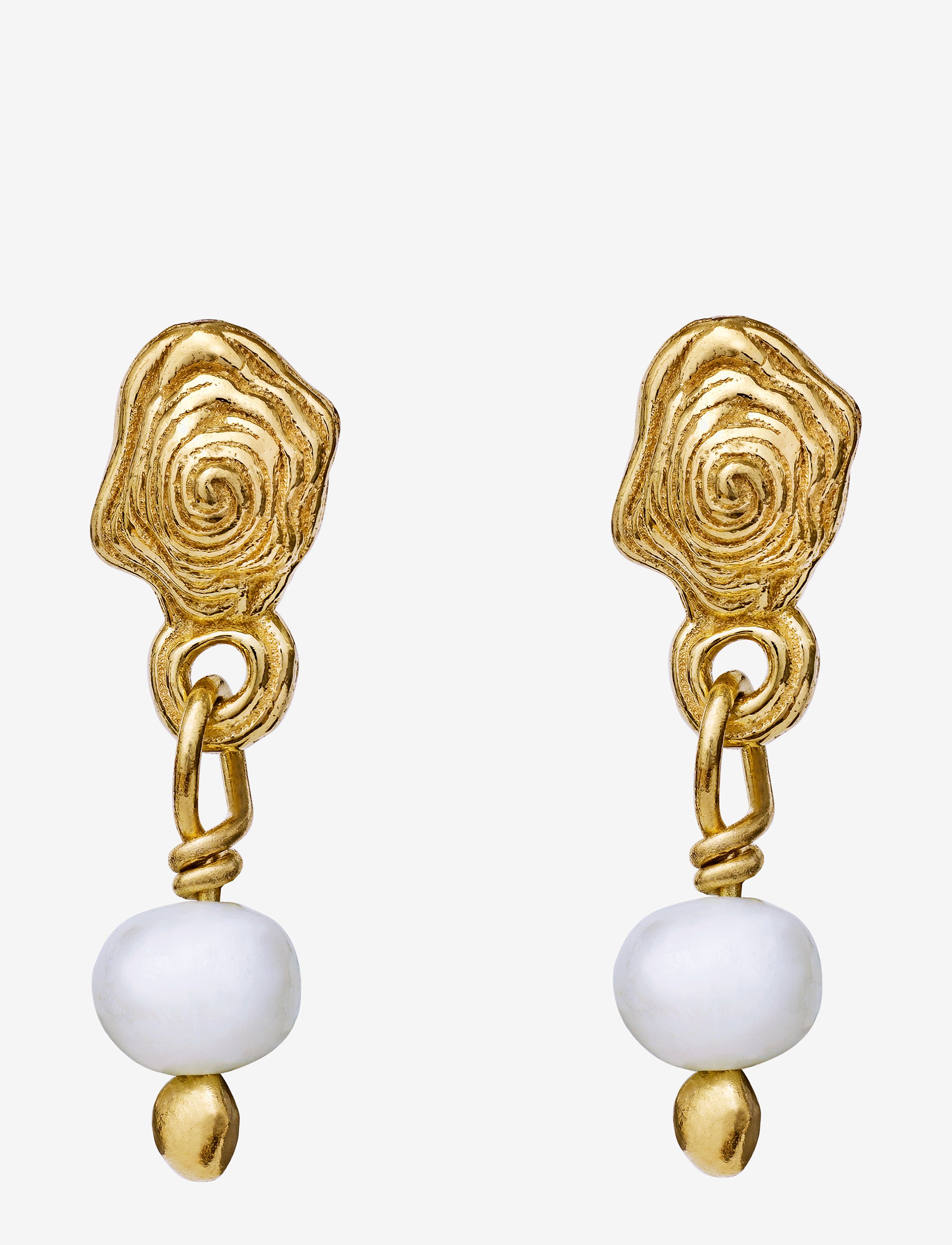 Maanesten Pippa Earrings, One Size, Gold, Øreringe > Øreringe Med Vedhæng, Dame