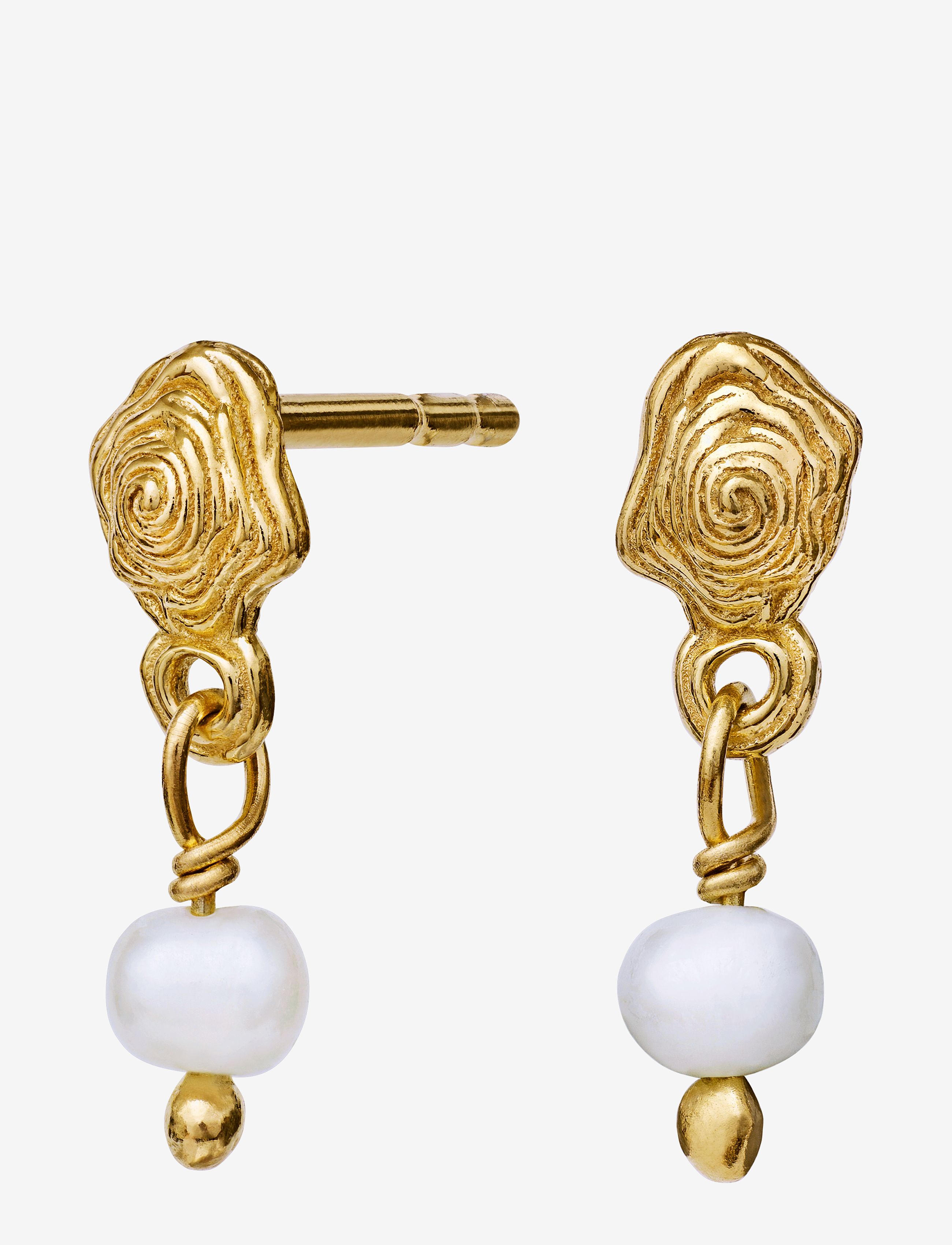 Maanesten - Pippa Earrings - pearl earrings - gold - 1