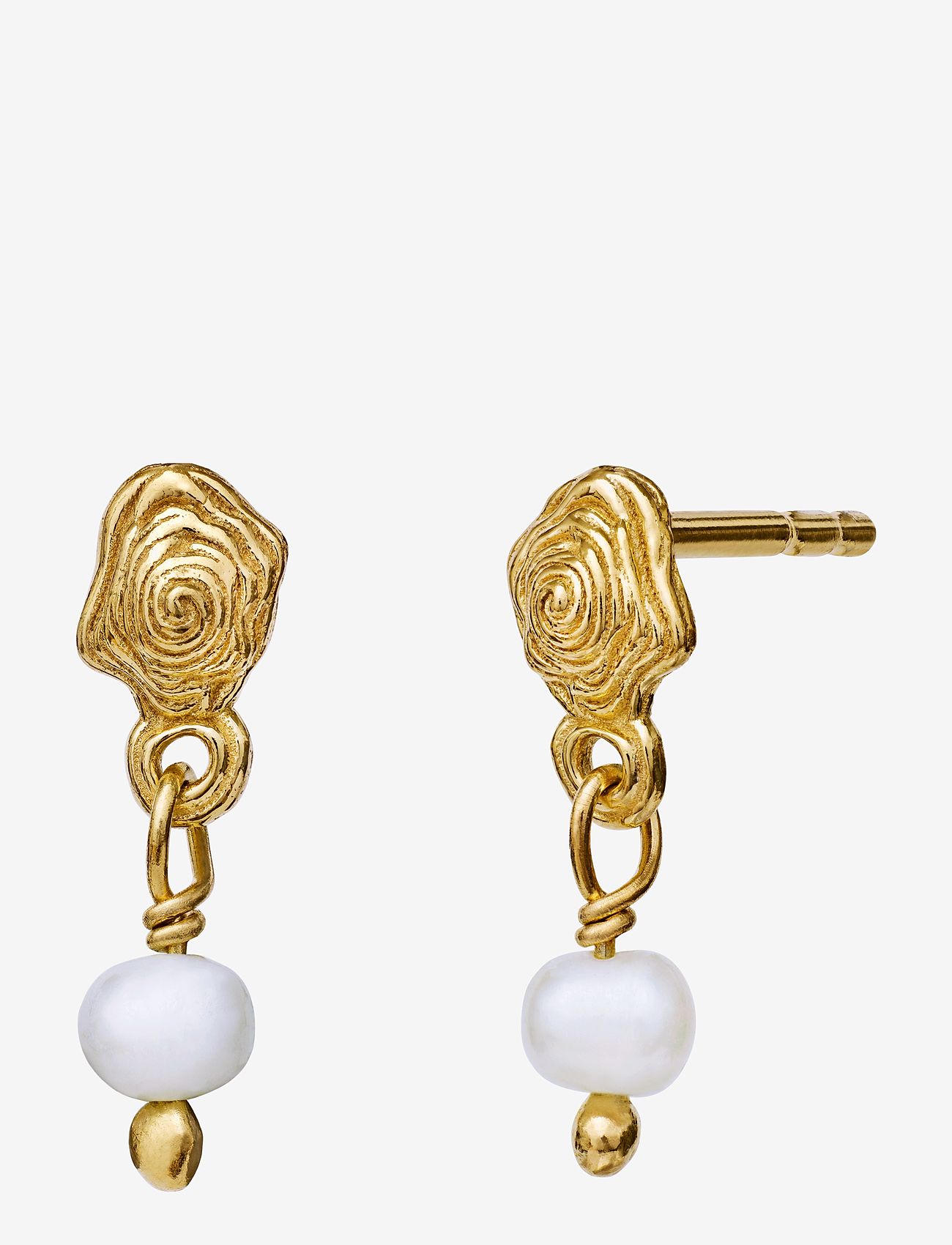 Maanesten - Pippa Earrings - perleøreringe - gold - 2