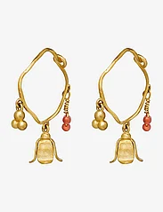 Maanesten - Silene Earrings - hoops - gold - 0