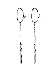 Maanesten - Lila Earrings - creoler & hoops - silver - 0