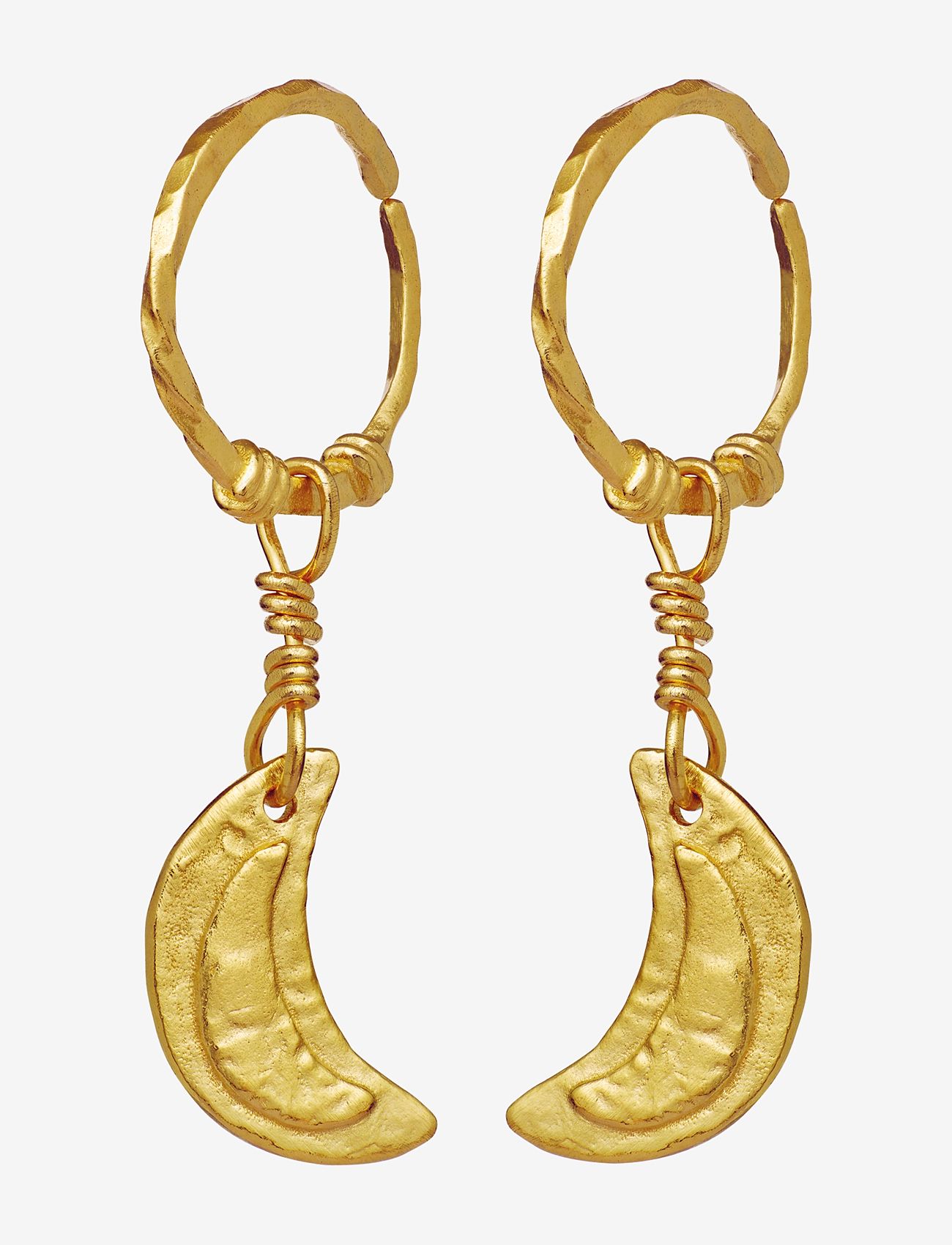 Maanesten - Odessa Earring - hängande örhängen - gold - 0