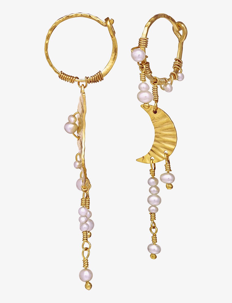 Maanesten - Esta Earring - rippuvad kõrvarõngad - gold - 2