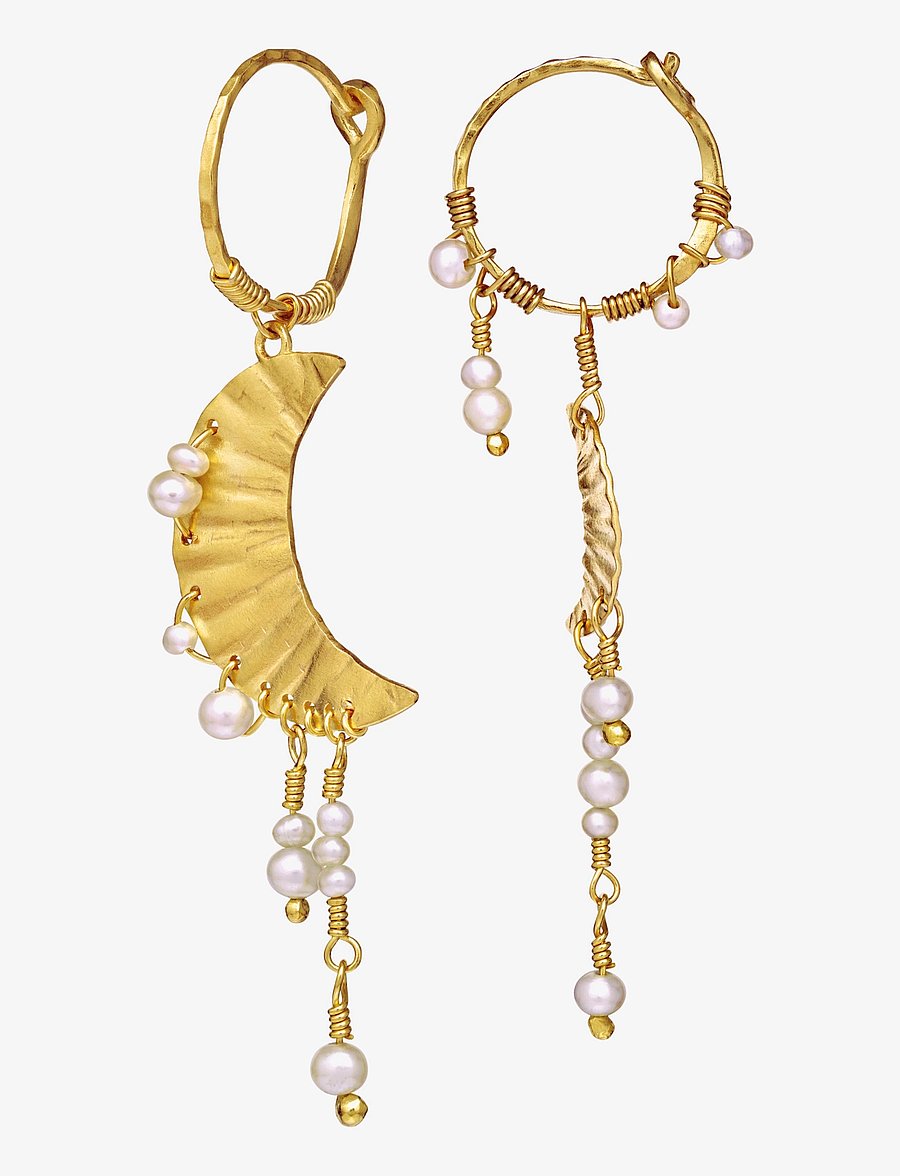 Maanesten - Esta Earring - rippuvad kõrvarõngad - gold - 3