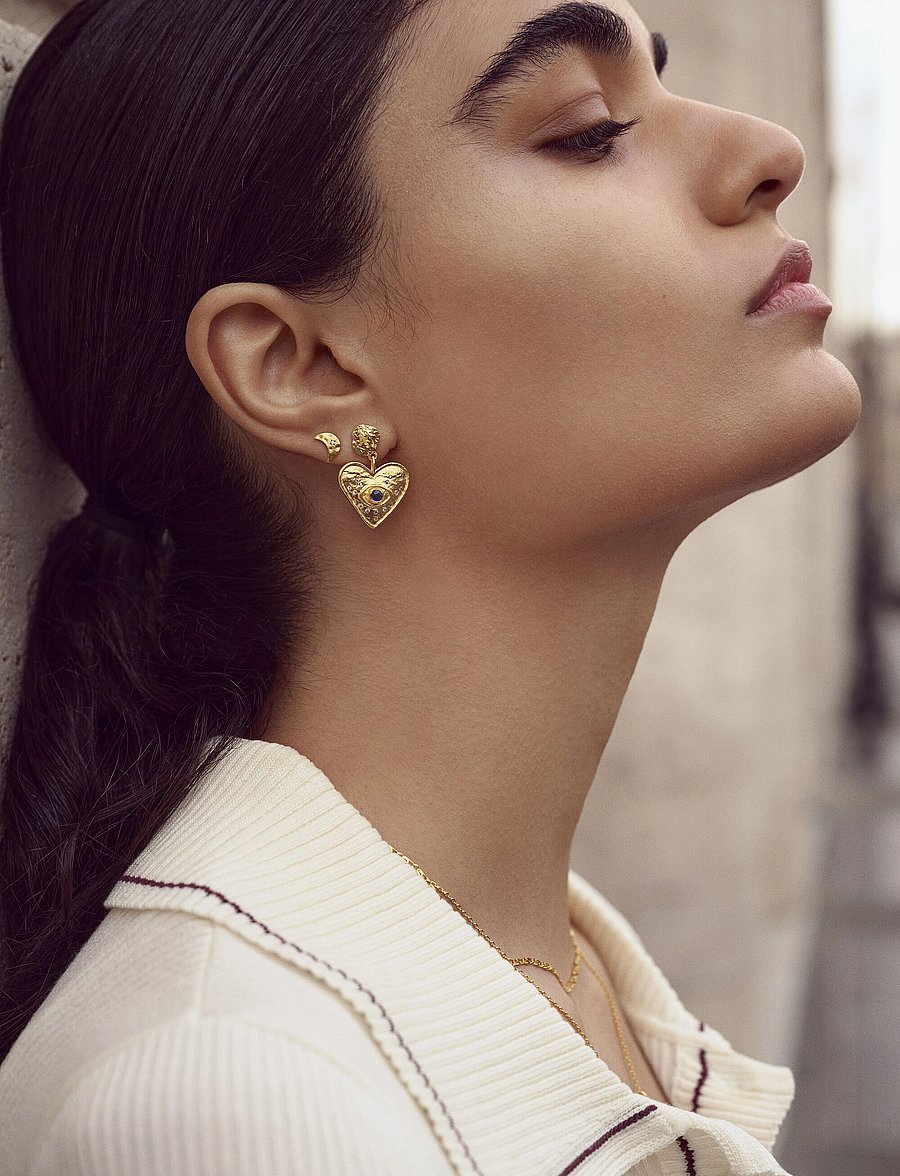 Maanesten - Constantine Earrings - gold - 0