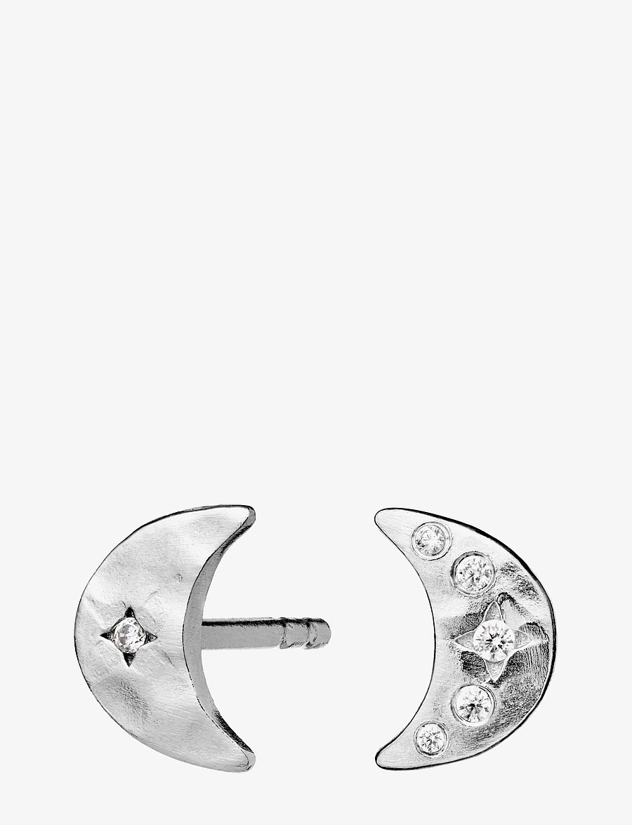 Maanesten - Aega Earsticks - stud earrings - silver - 1