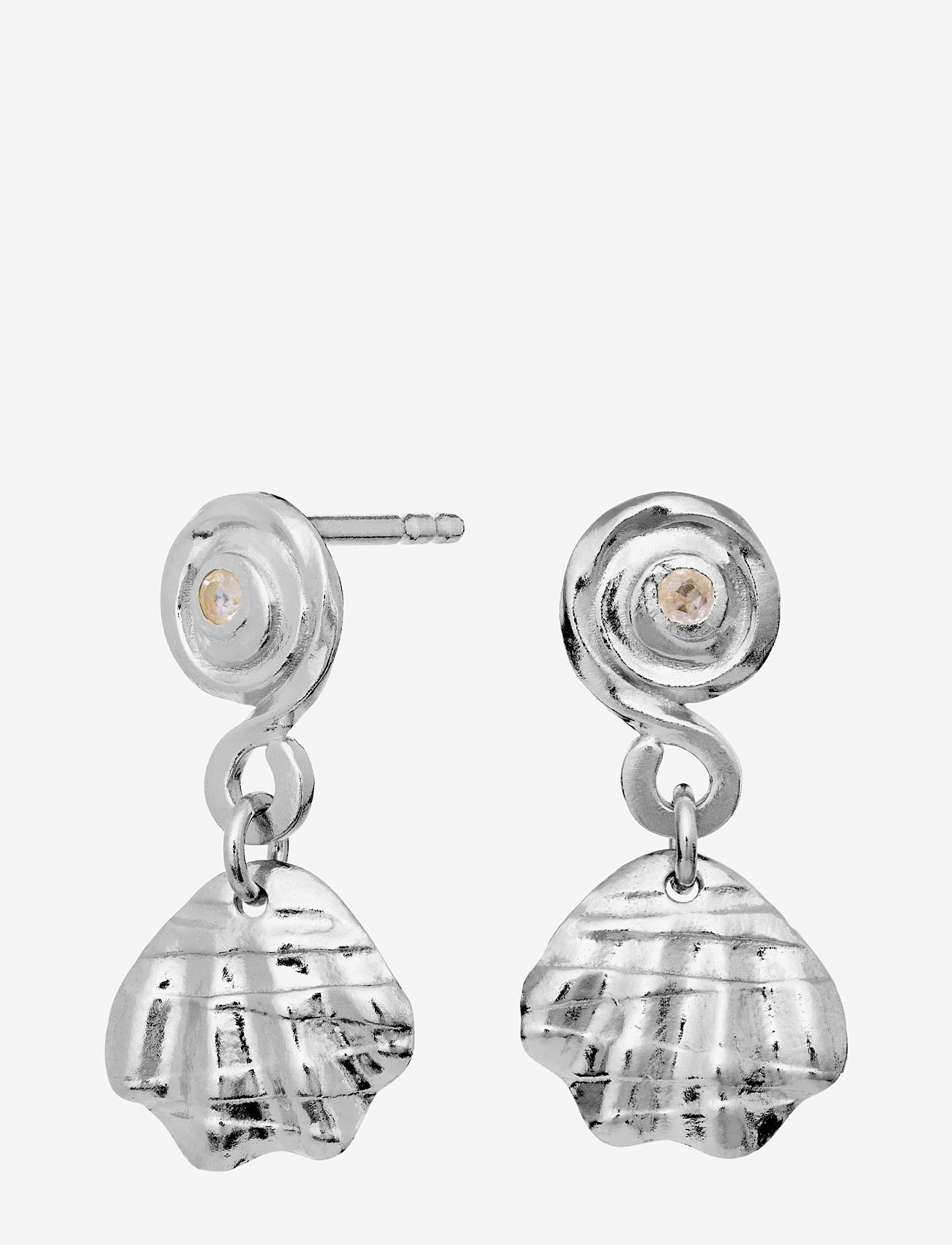 Maanesten - Conca Earrings - ohrhänger - silver - 2