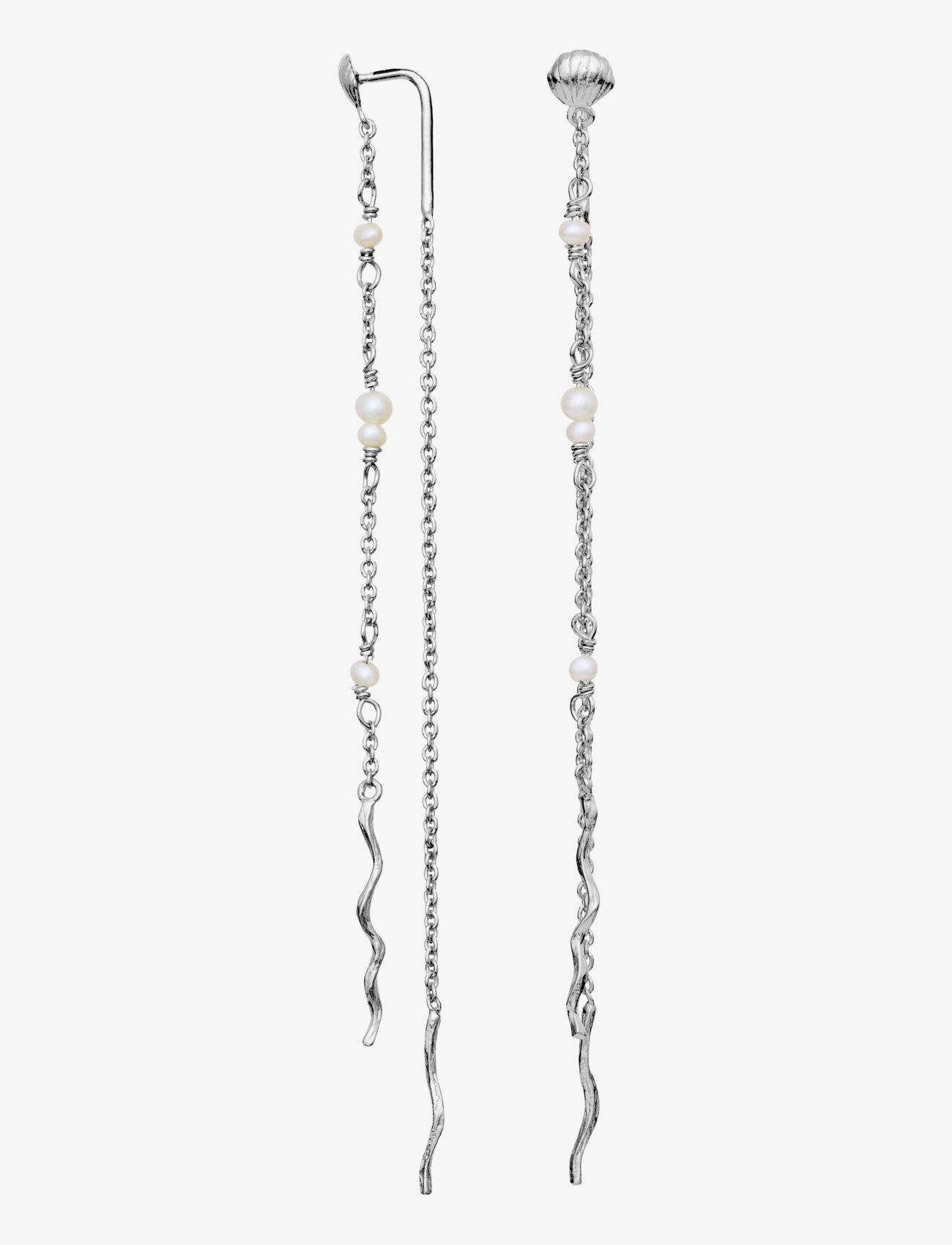 Maanesten - Sirena Earrings - silver - 2