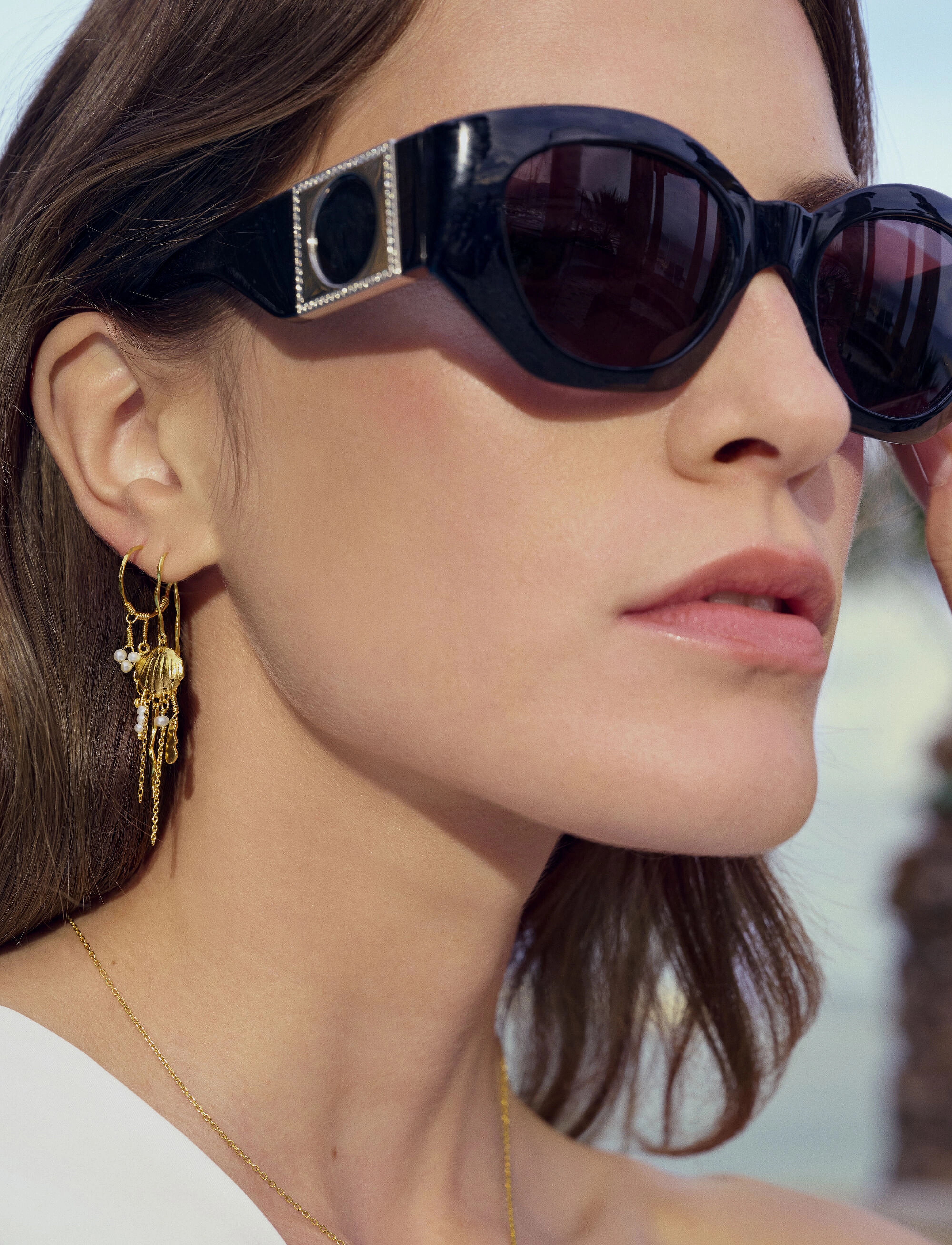 Maanesten - Zale Earrings - gold - 4