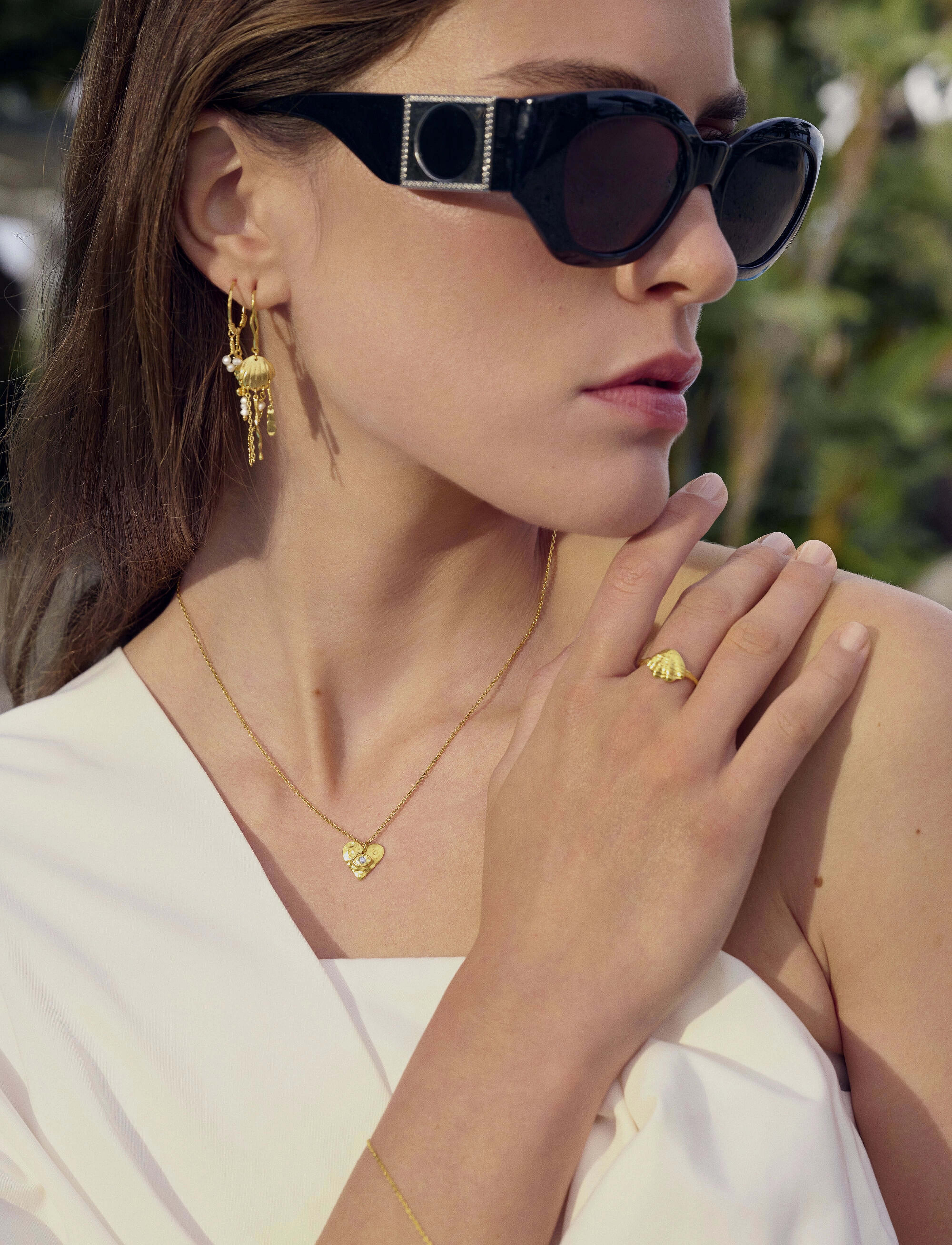 Maanesten - Zale Earrings - gold - 5