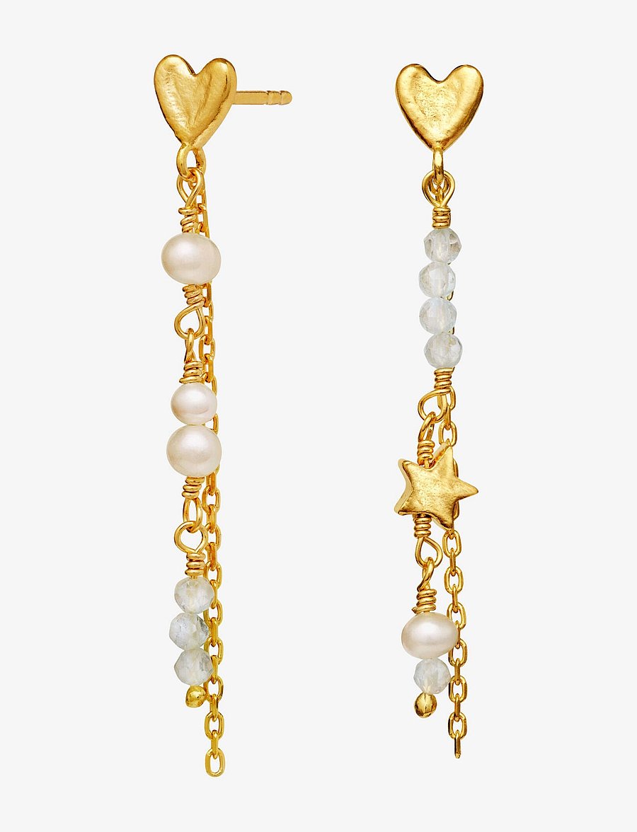 Maanesten - Silma Earrings - parel oorbellen - gold - 2