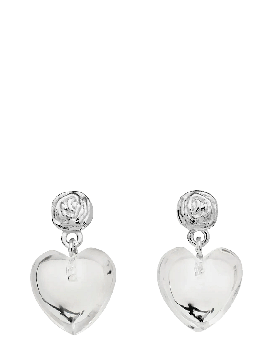 Maanesten - Lemona Petite Earrings - ohrhänger - silver - 0