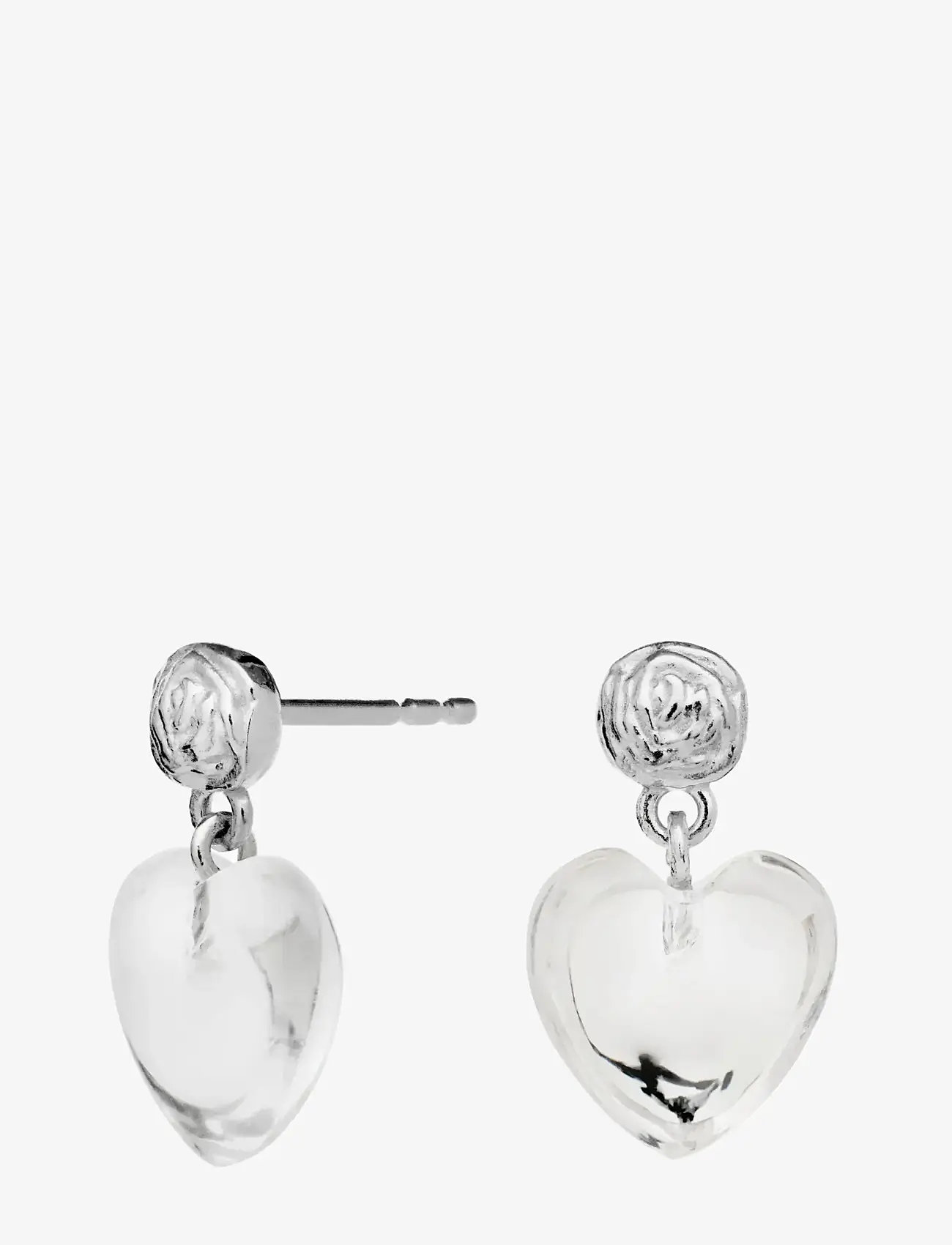 Maanesten - Lemona Petite Earrings - Øreringe med vedhæng - silver - 1