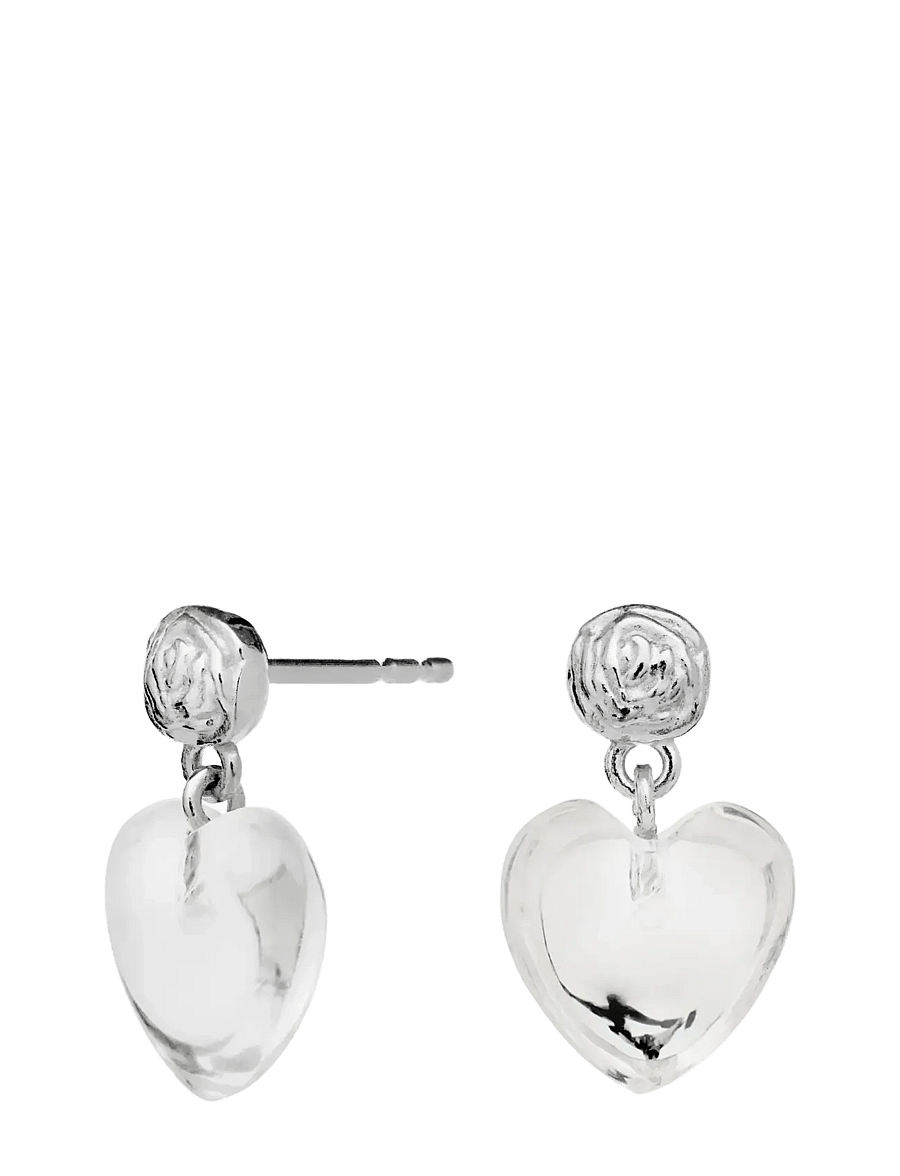 Maanesten - Lemona Petite Earrings - ohrhänger - silver - 1