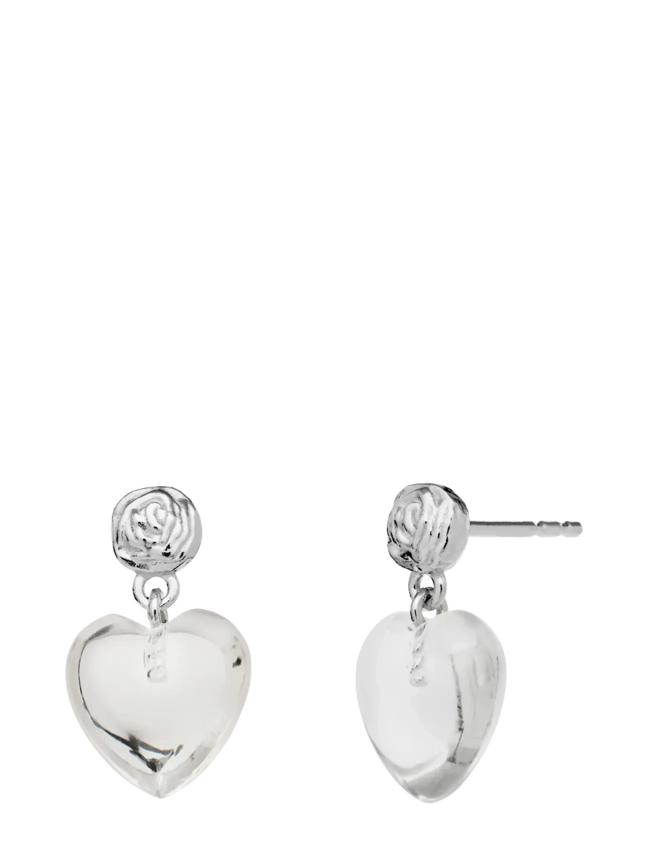 Maanesten - Lemona Petite Earrings - pendant earrings - silver - 2