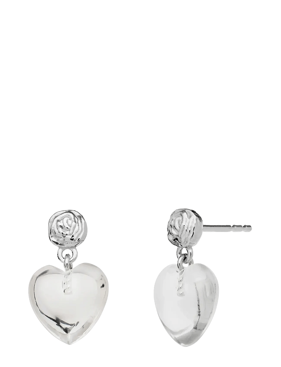 Maanesten - Lemona Petite Earrings - ohrhänger - silver - 2