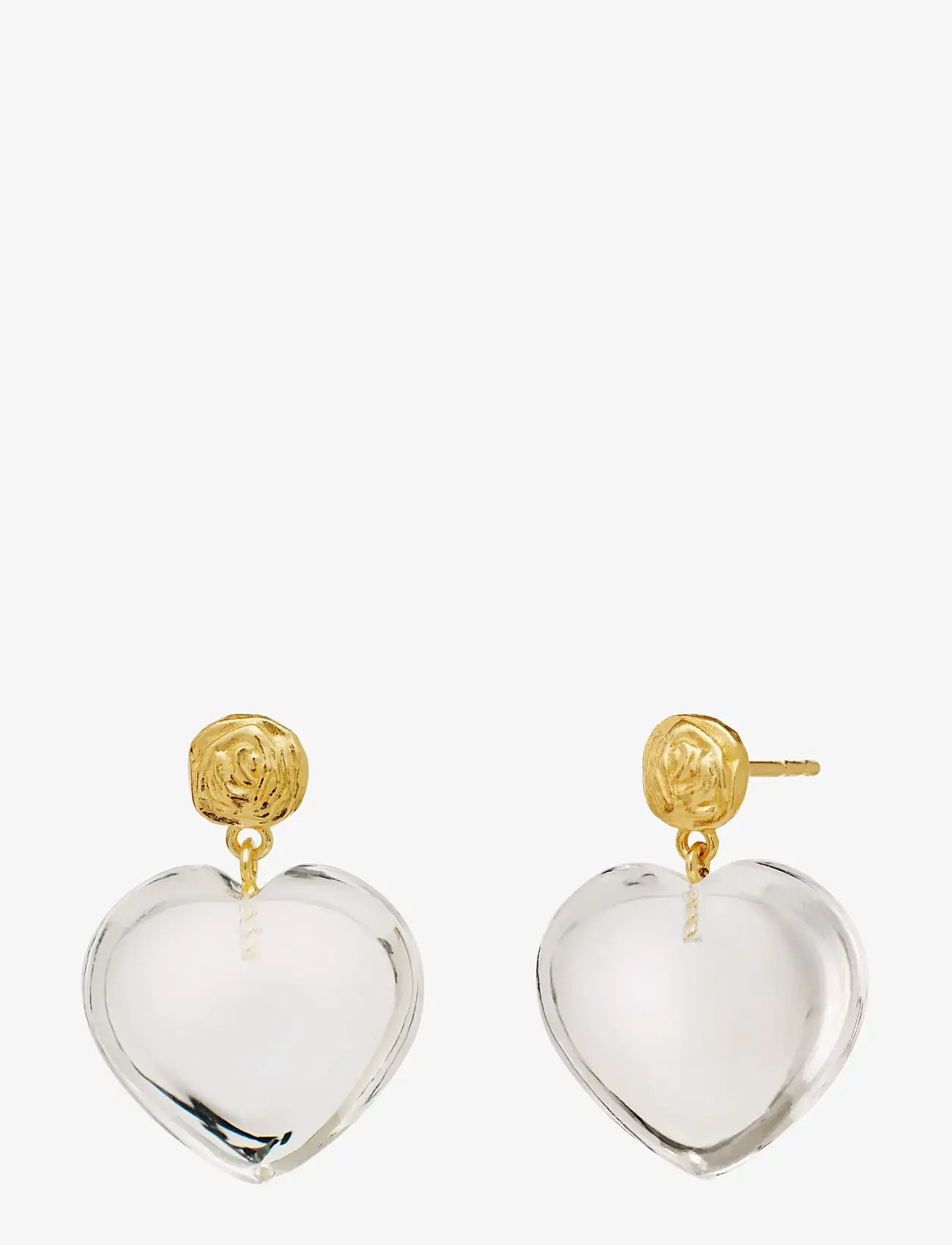 Maanesten - Lemona Earrings - Øreringe med vedhæng - gold - 2