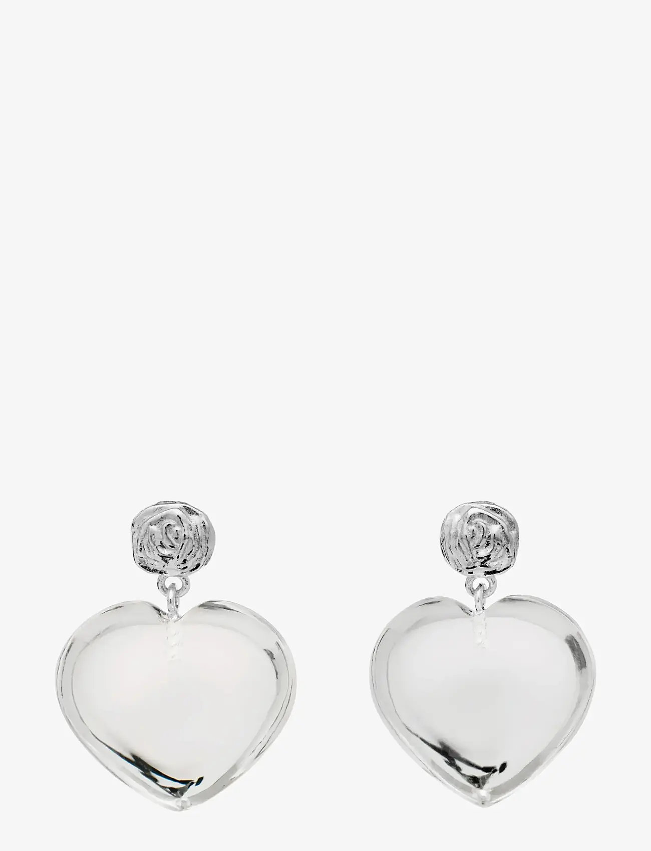 Maanesten - Lemona Earrings - hängande örhängen - silver - 0
