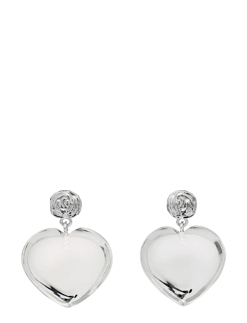Maanesten - Lemona Earrings - hängande örhängen - silver - 0
