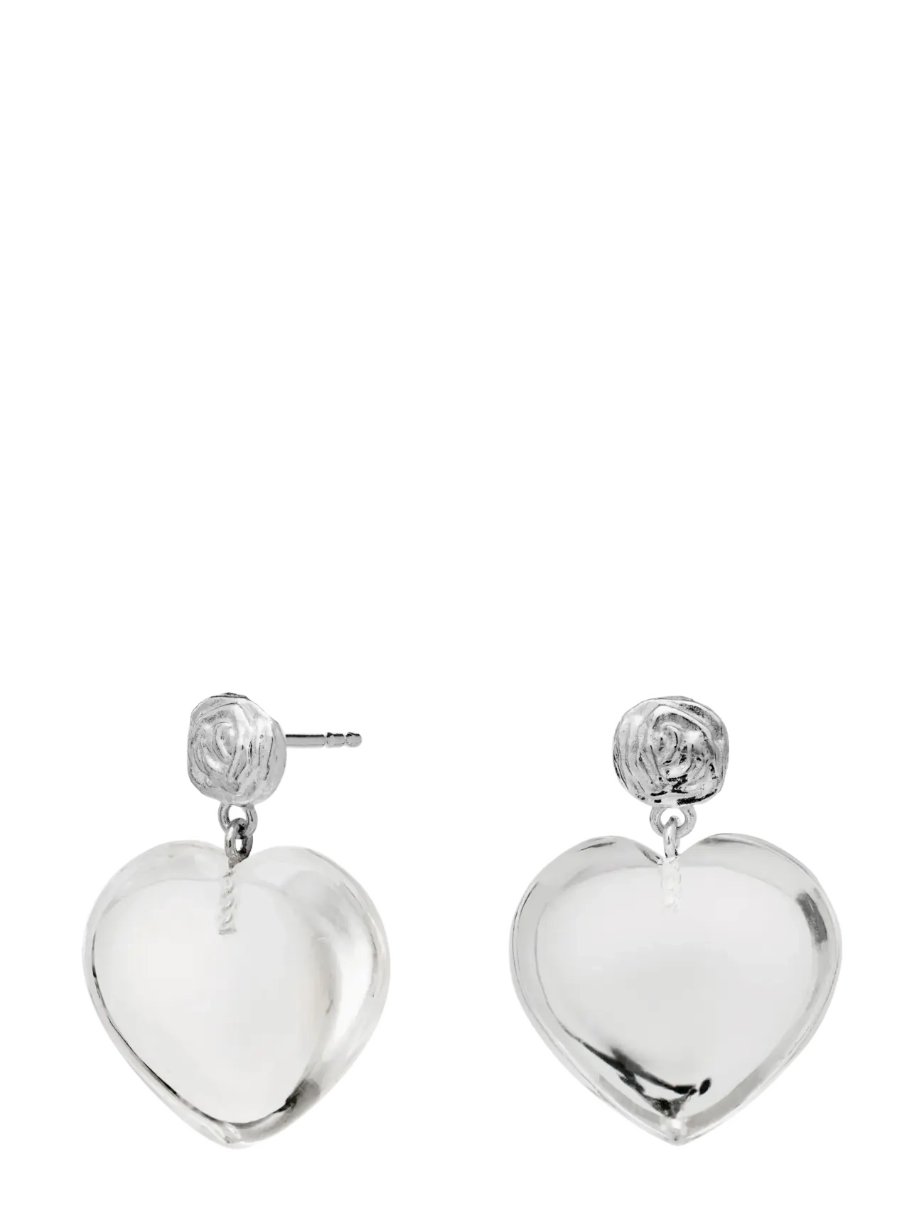 Maanesten - Lemona Earrings - rippuvad kõrvarõngad - silver - 1