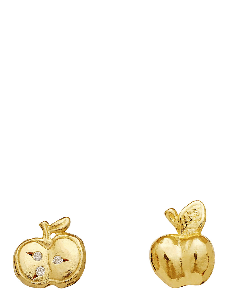 Maanesten - Melora Earrings - konfirmation - gold - 1